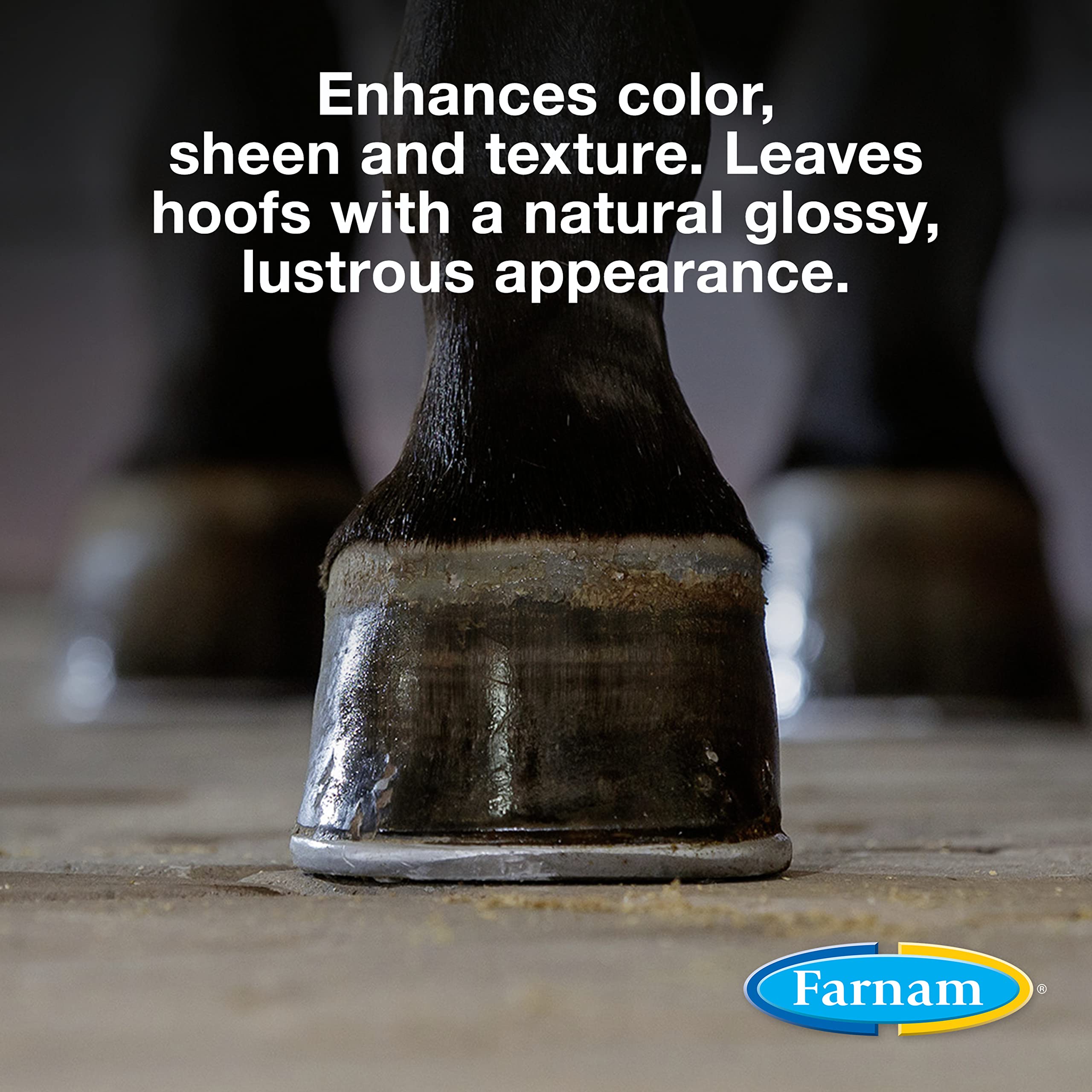 Farnam Rain Maker Triple Action Hoof Oil for Horses Moisturizer and Conditioner, Attracts, Absorbs and Retains Moisture, Contain