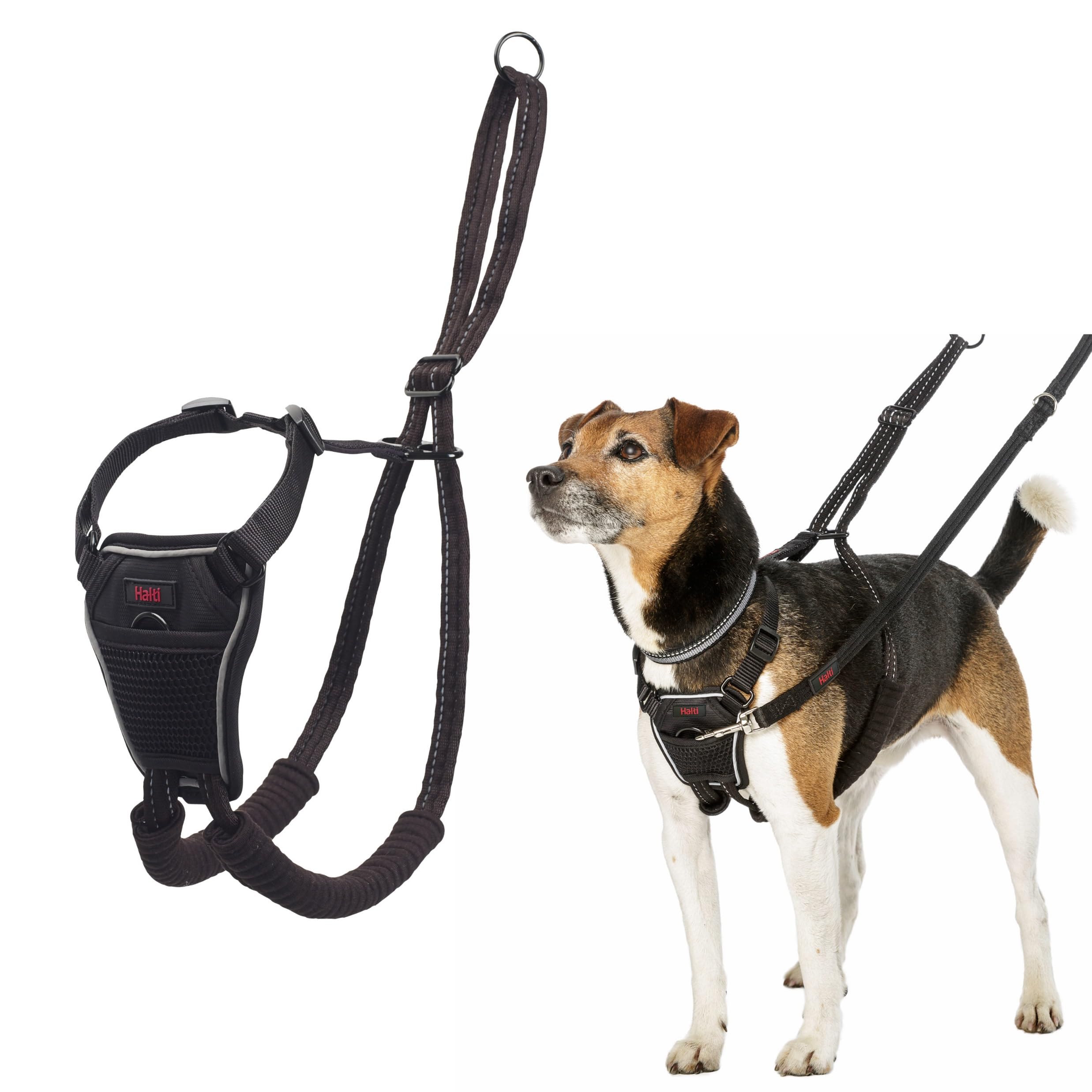 Halti No Pull Harness - To Stop Your Dog Pulling On The Leash. Adjustable, Lightweight And Easy To Use. Reflective Dog Training 