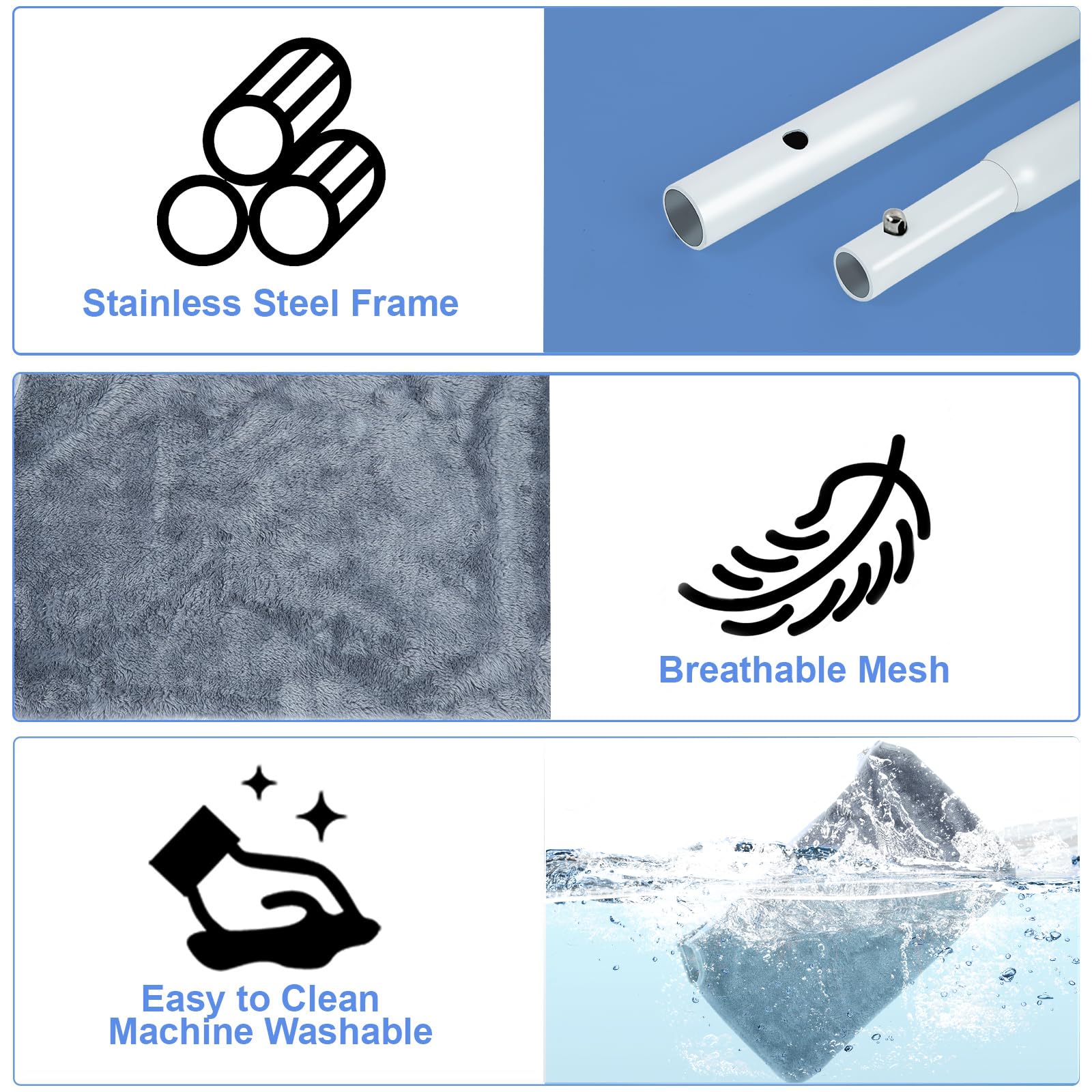 2-Pack Cat Window Perch For Cats Inside Cordless, Sturdy Foldable Cat Hammock Bed For Window With Pillow, Pet Window Seat With M