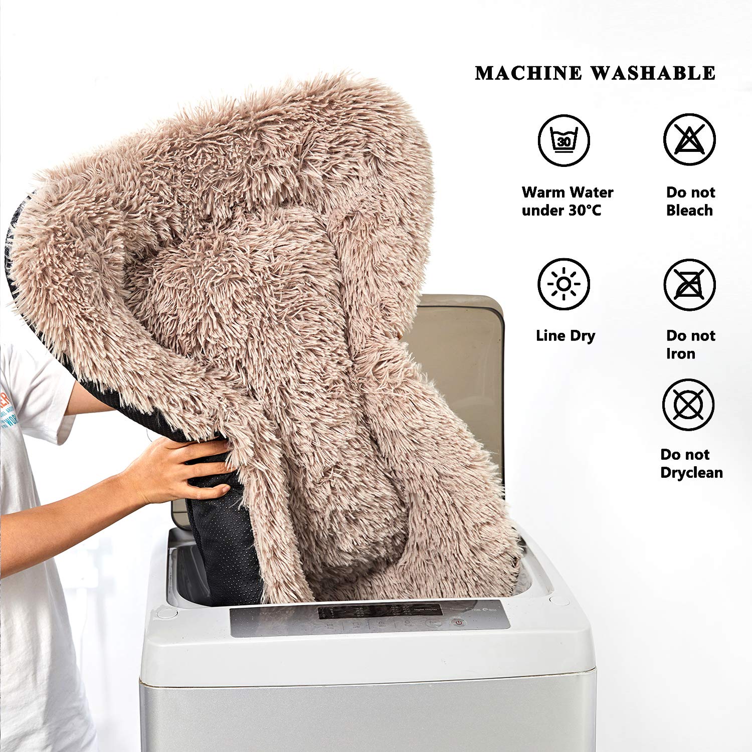 Dog Bed Large Size Dogs, Washable Dog Crate Bed Cushion, Dog Crate Pad Large Dogs 36 Inch