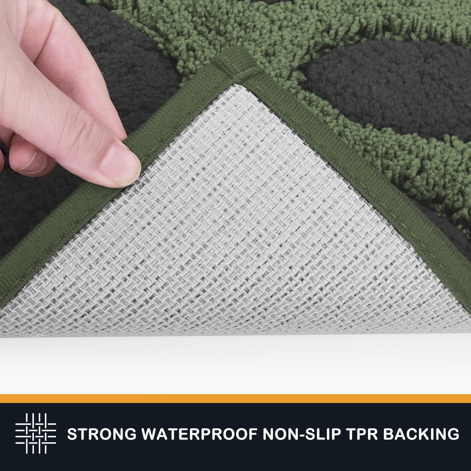 Purrugs Dirt Trapper Door Mat 24'' X 35.5'', Non-Skid/Slip Machine Washable Microfiber Entryway Rug, Dog Doormat, Super Absorben