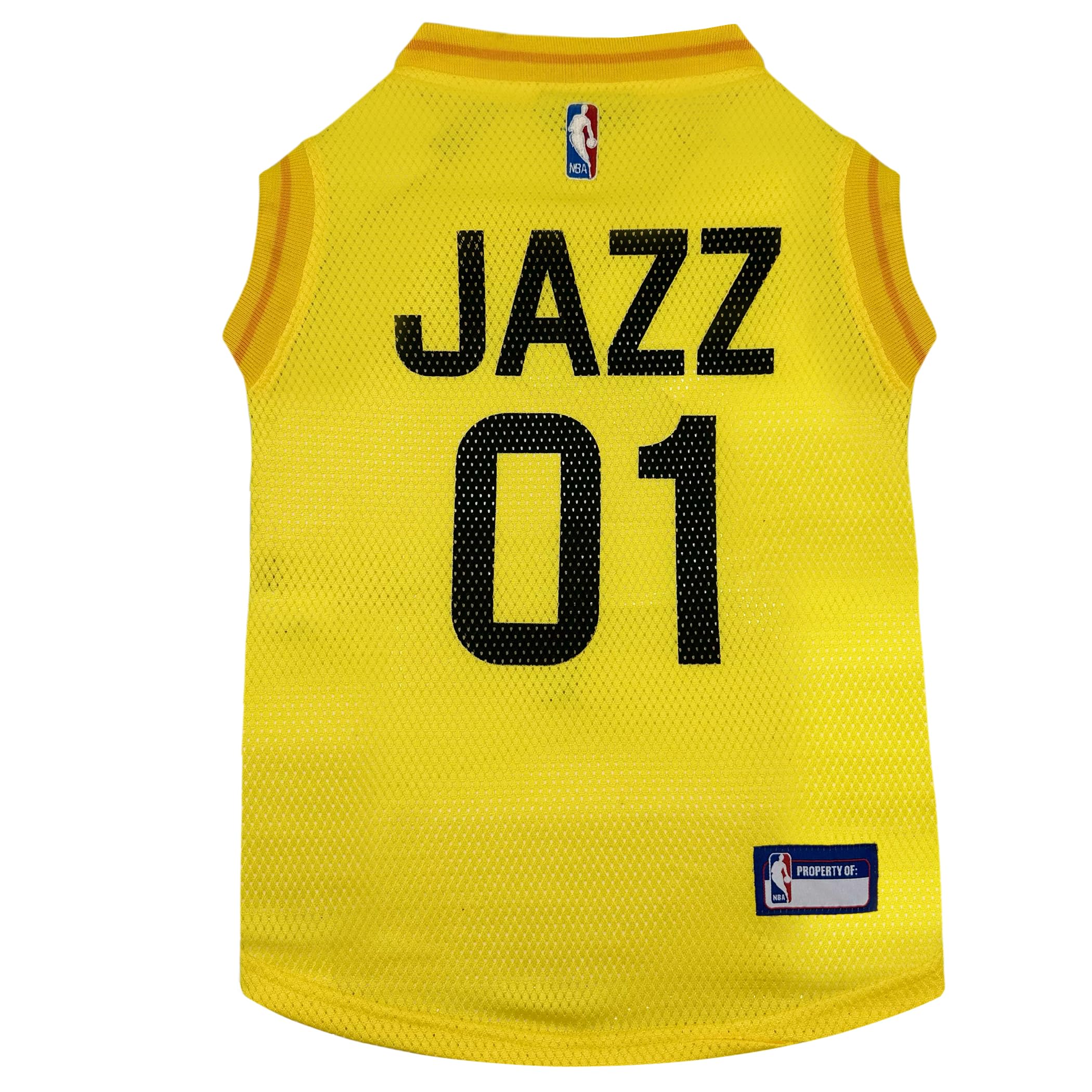 Pets First NBA Utah Jazz Dog Jersey, Small- Tank Top Basketball Pet Jersey