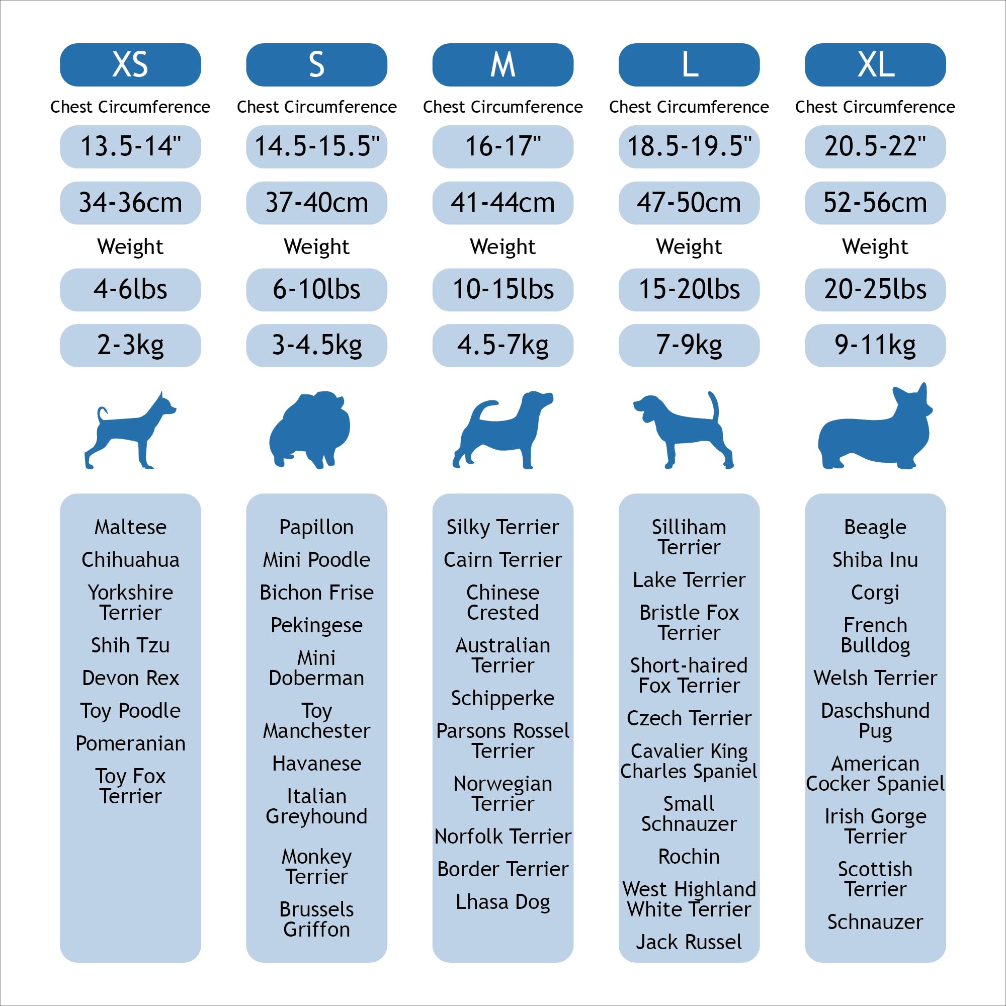 KRUZ PET Dog Harness (Chest 18.5-19.5, Weight 15-20 lbs) Athletica Adjustable Heavy Duty No Choke Puppy Vest for Small Dogs Ligh