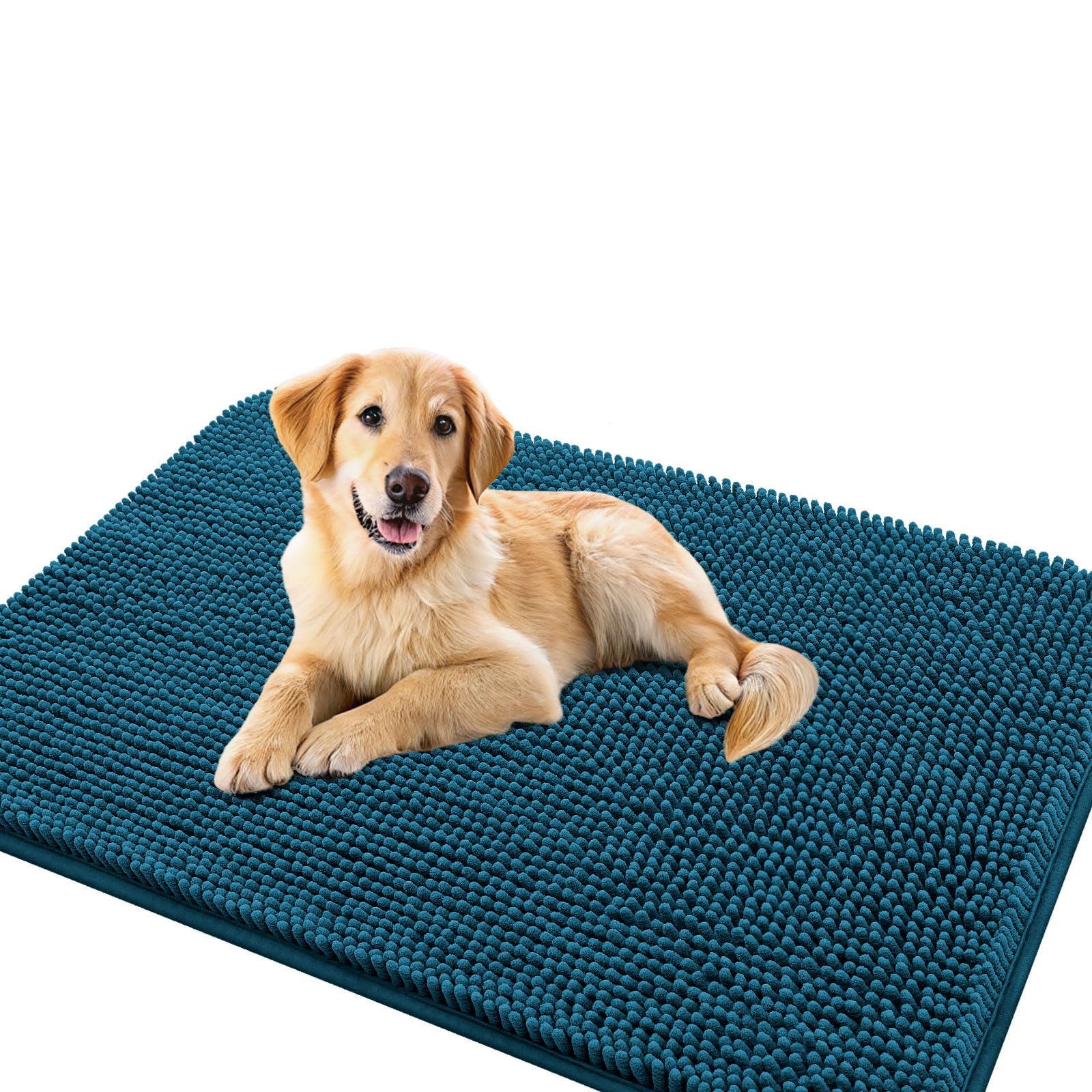 Smiry Dog Bed Mat 36X24, Ultra Soft Non-Slip Washable Quick Dry Chenille Dog Sleeping Mattress For Large Jumbo Medium Small Dogs