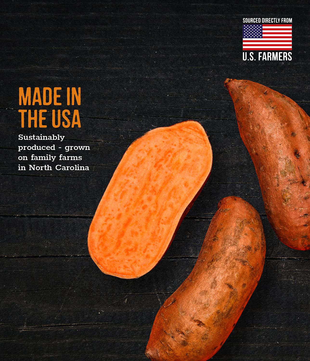 Wholesome Pride Sweet Potato Chews 100% All-Natural Single Ingredient Dog Treats, 8 oz