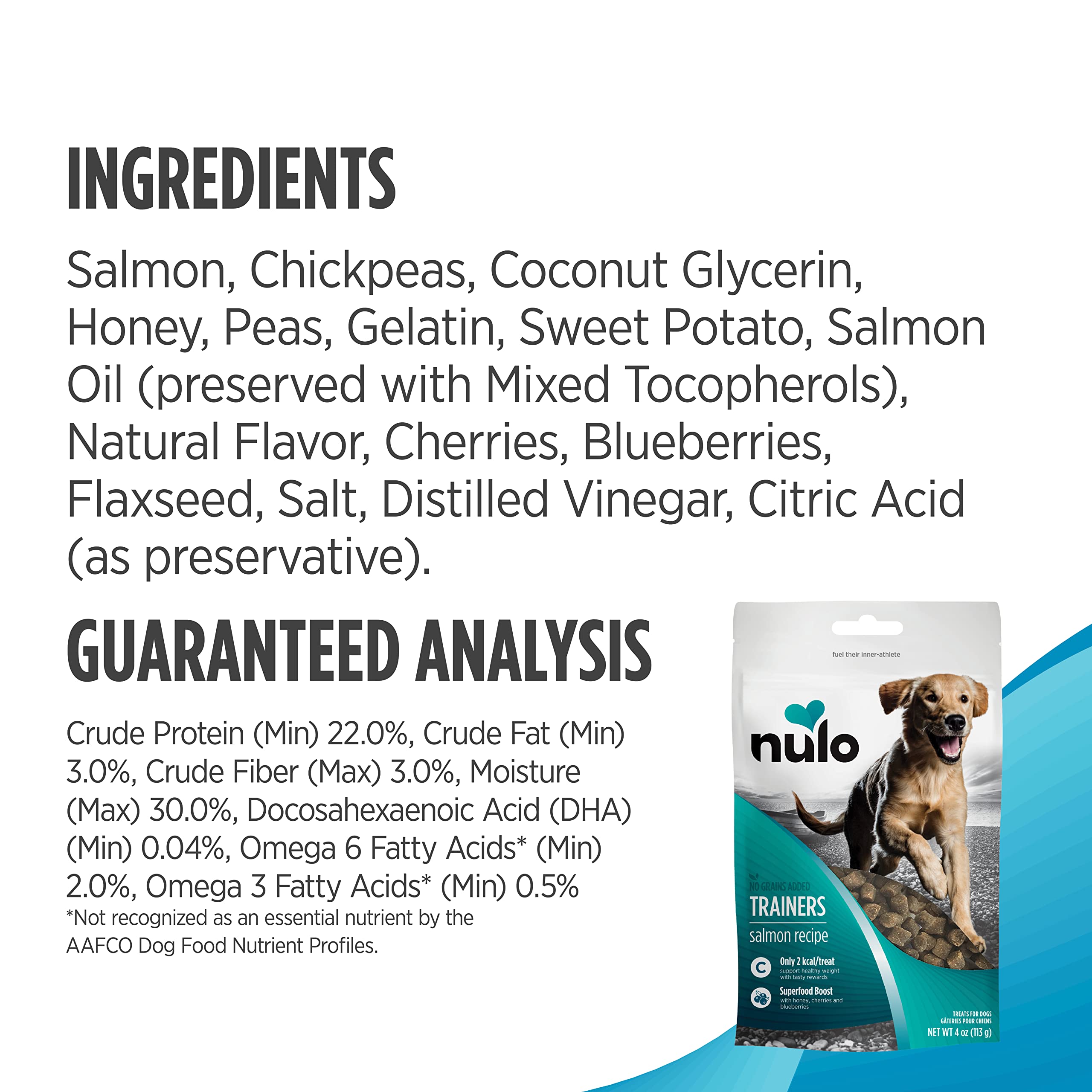 Nulo Freestyle Grain-Free Healthy Dog and Puppy Training Treats, Low Calorie Treats Made with Superfood Boost Ingredients, 2 Cal