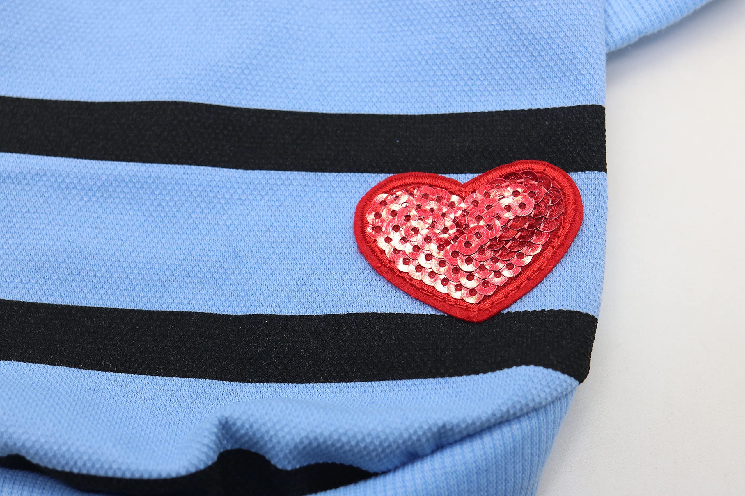 Dog Jumpers Striped T Shirts For Dogs Sweatshirt Pet Clothes Small Dog Sweater, Medium, Rose