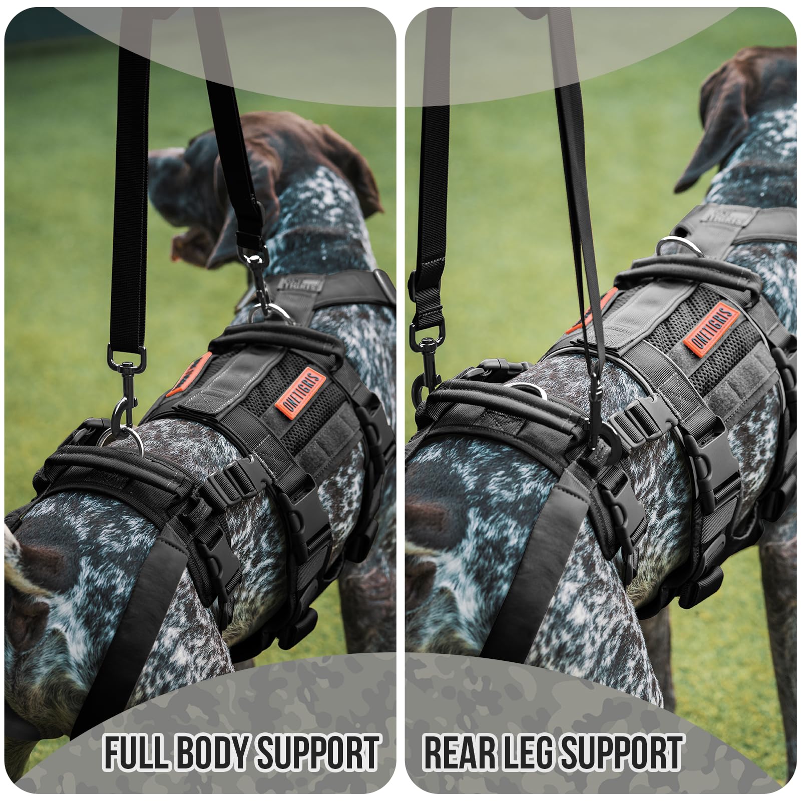 Onetigris Breathable Dog Lift Harness For Large & Medium Dogs - Hind Leg & Hip Support