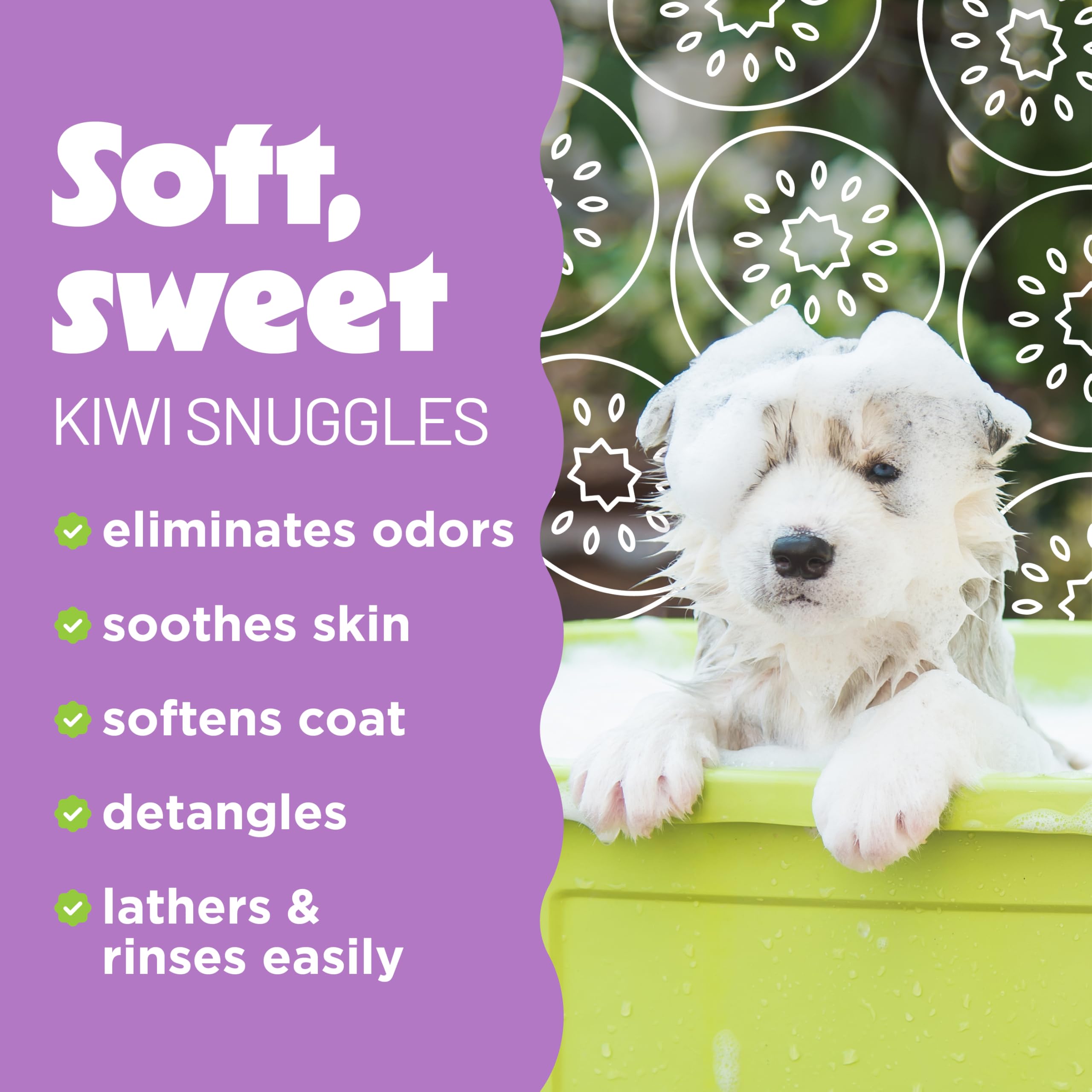 Tropiclean Dog Conditioner, Easy Detangling & Moisturizing Conditioner, Puppy Safe, Made In The Usa, Kiwi & Cocoa Butter Scent,