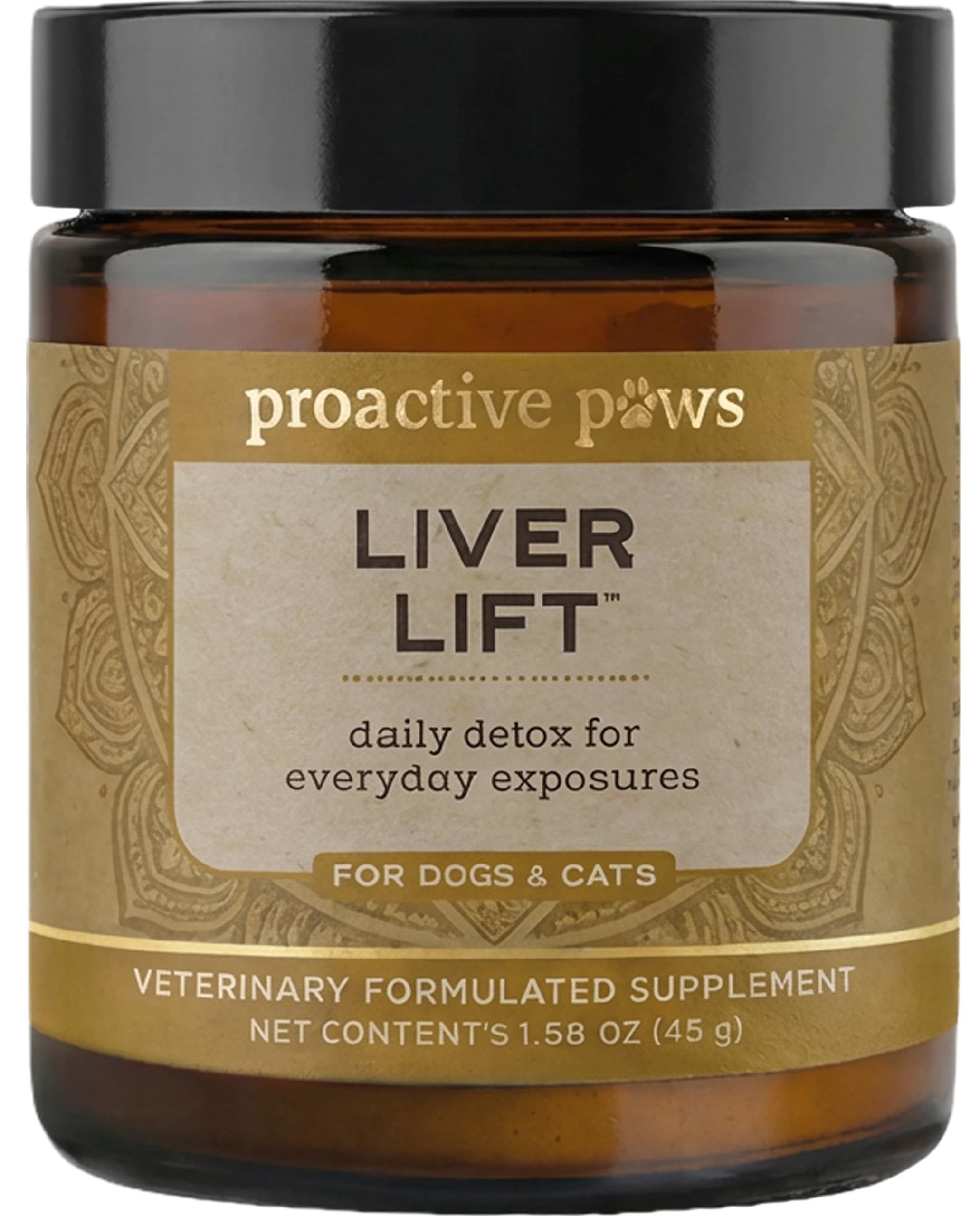 PROACTIVE PAWS Liver Lift - Daily Detox & Organ Support Supplement for Dogs & Cats, Supports Liver, Kidney, and Metabolic Health