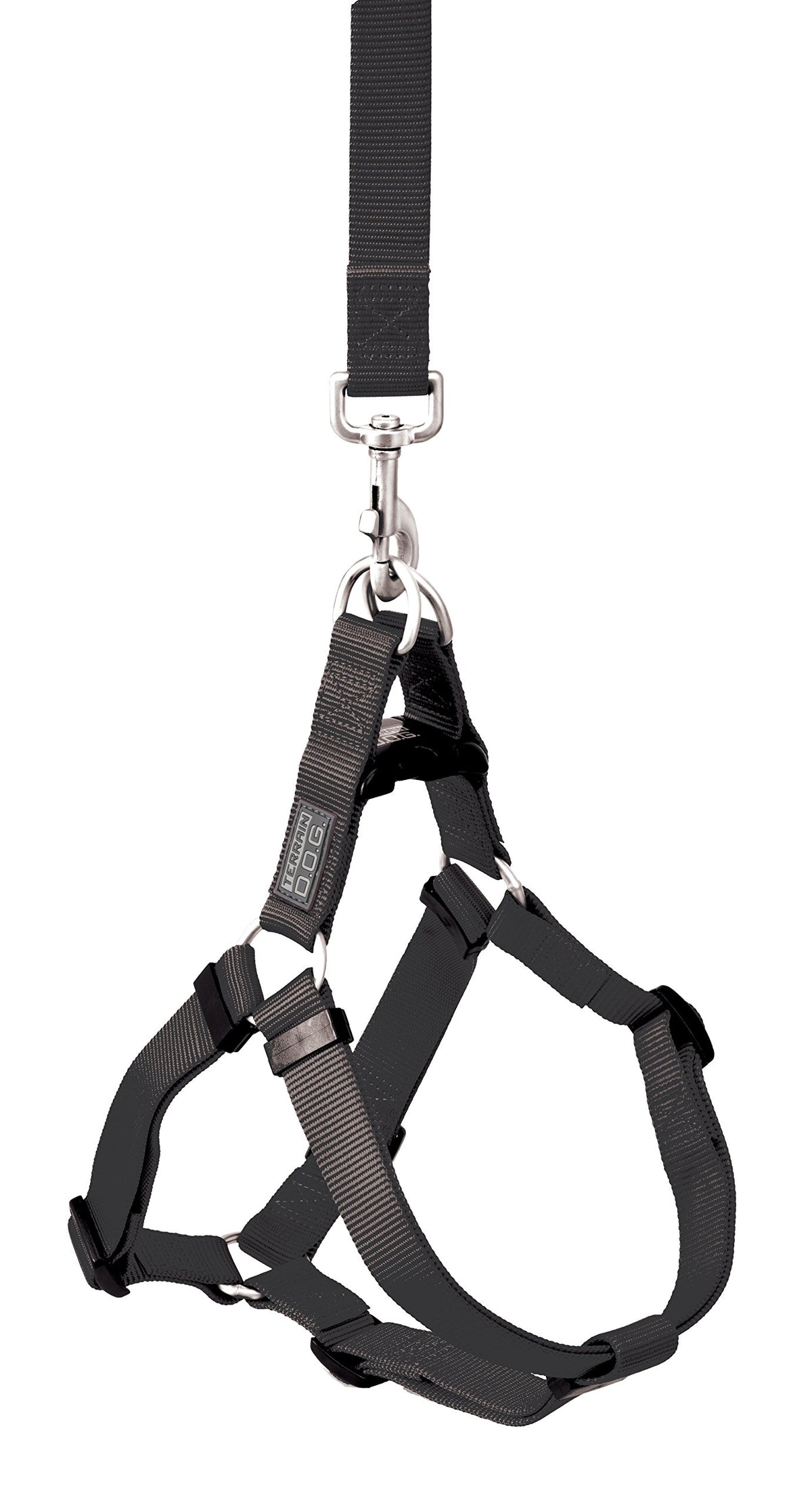 Terrain D.O.G. Nylon Dog Harness, Medium, 16-25 Inch Girth Size, Black