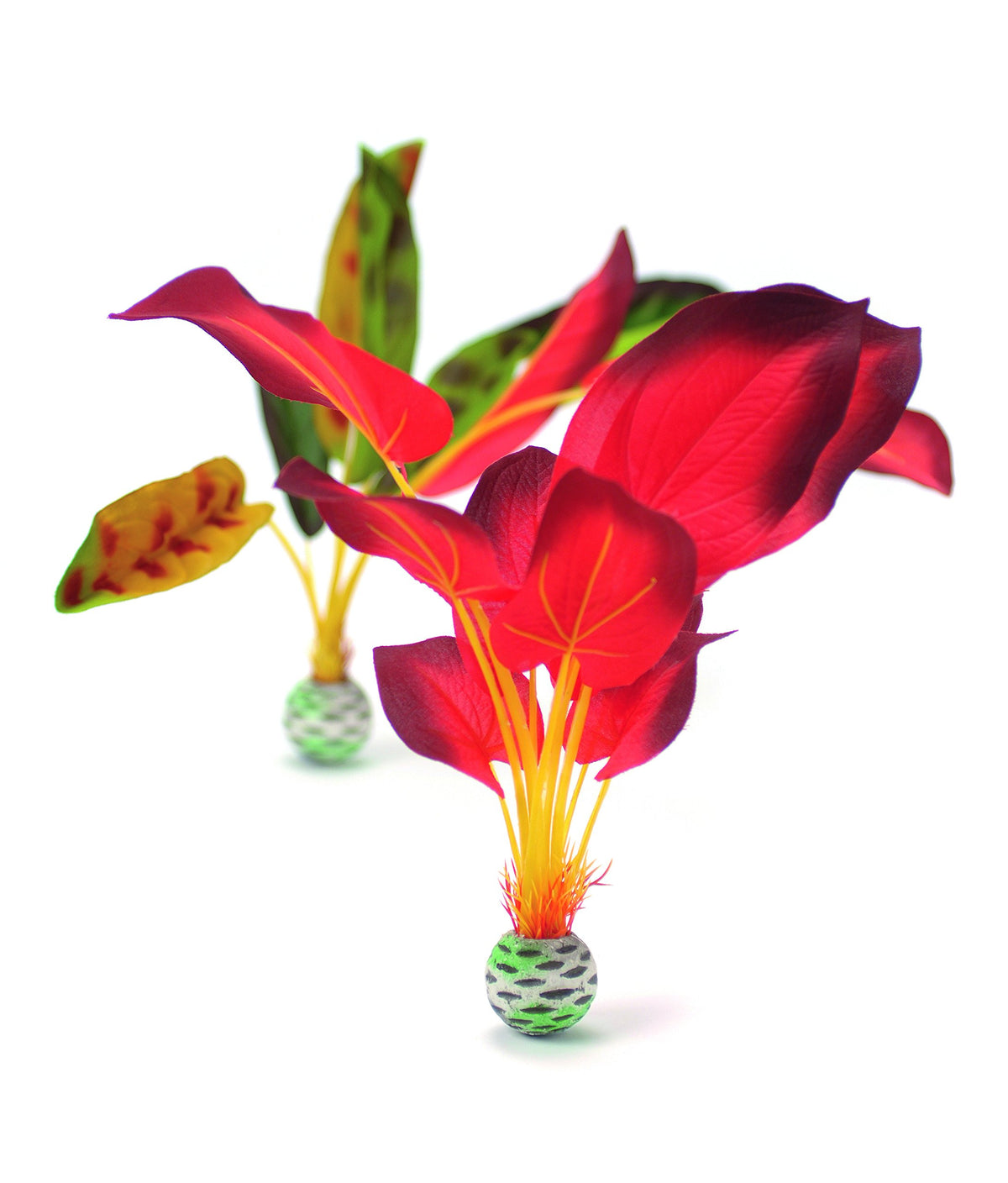 Biorb Silk Plant Set Large Green & Red