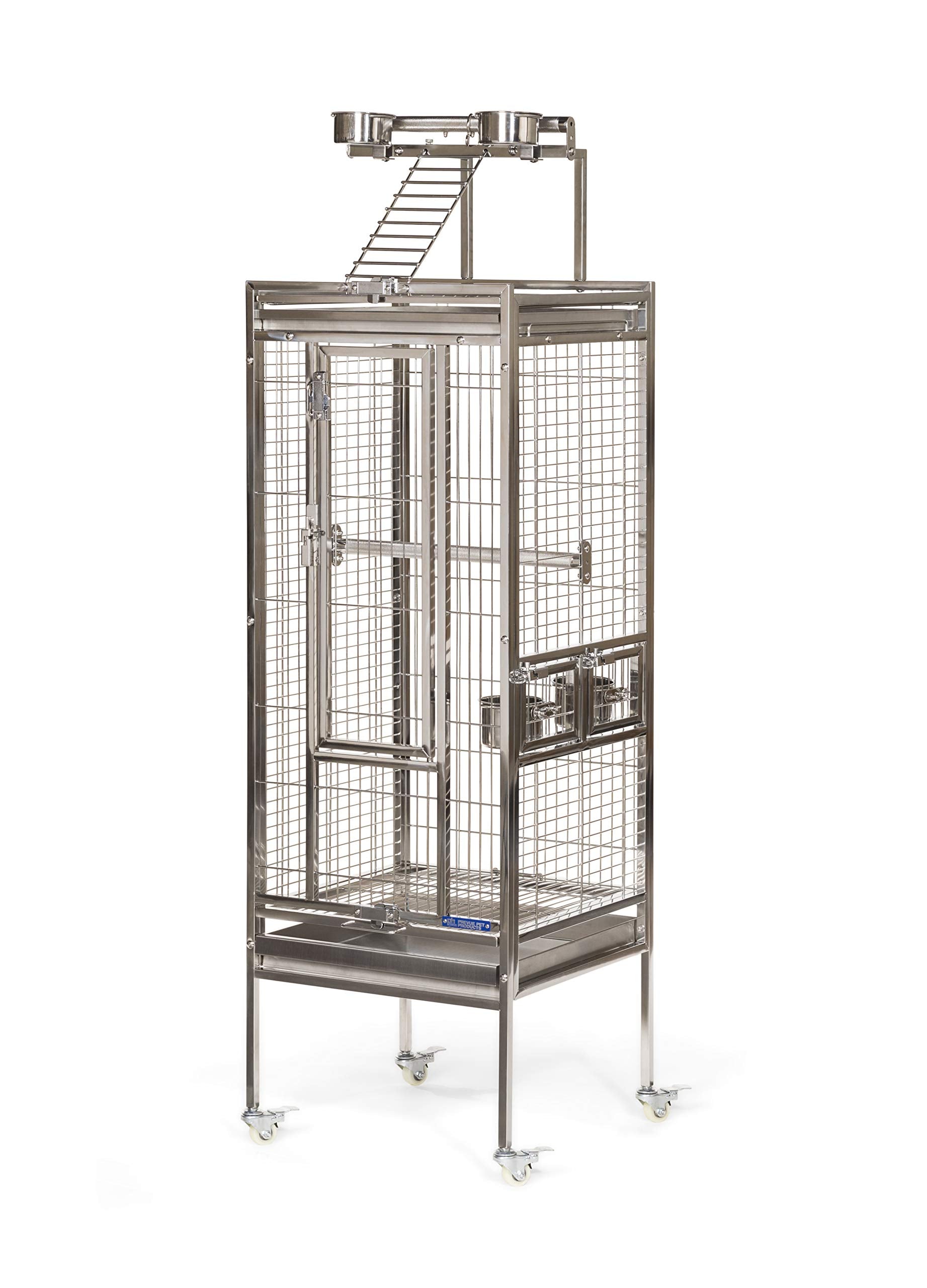 Prevue Pet Products Small Stainless Steel Playtop Bird Cage