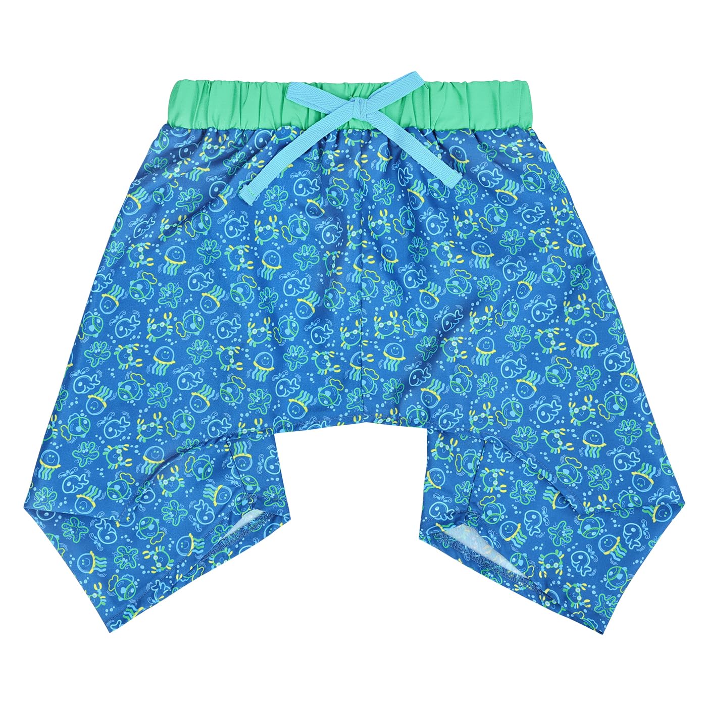 Hde Dog Swim Trunks Hawaiian Board Shorts Beach Pool Swimsuit For Xs To Xxl Dogs Glowing Sea Creatures - M