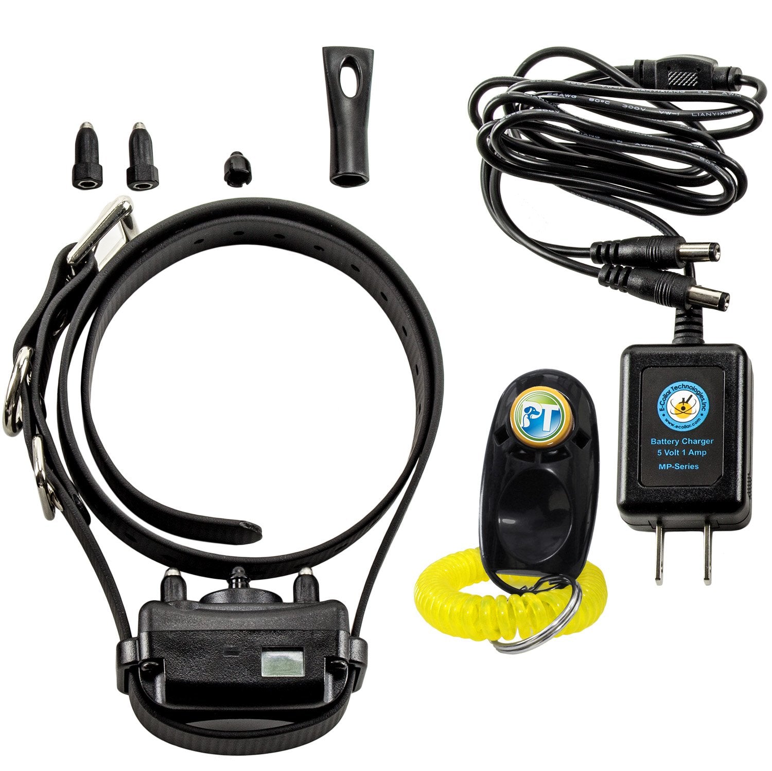 Educator BP-504 Bark-Less Pro Anti Bark Collar for Dogs, Adjustable, Rechargeable, Waterproof, Black, For Small to Large Breeds