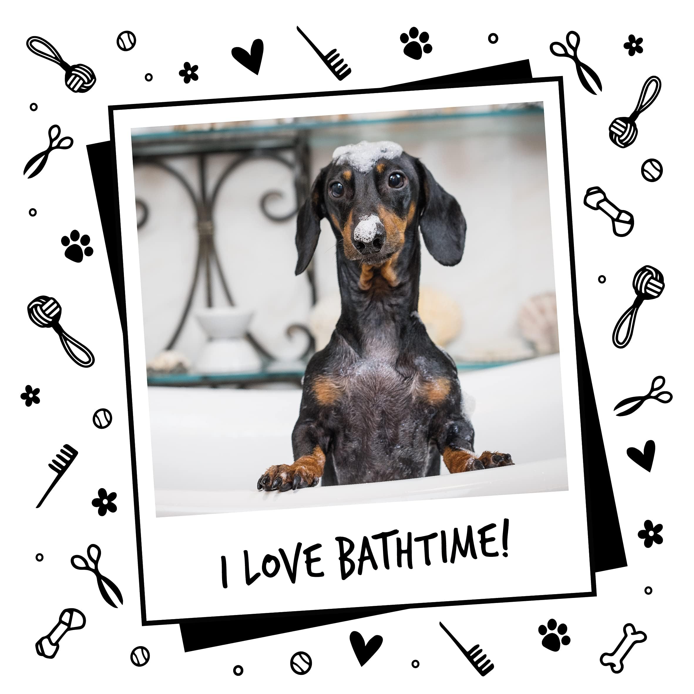 Dog Shampoo by Bugalugs Lavender & Chamomile 4 in 1 Dog Grooming Shampoo Products for Smelly Dogs with Fragrance, Best Puppy Shampoo, Vegan pet Shampoo & Conditioner -Like New