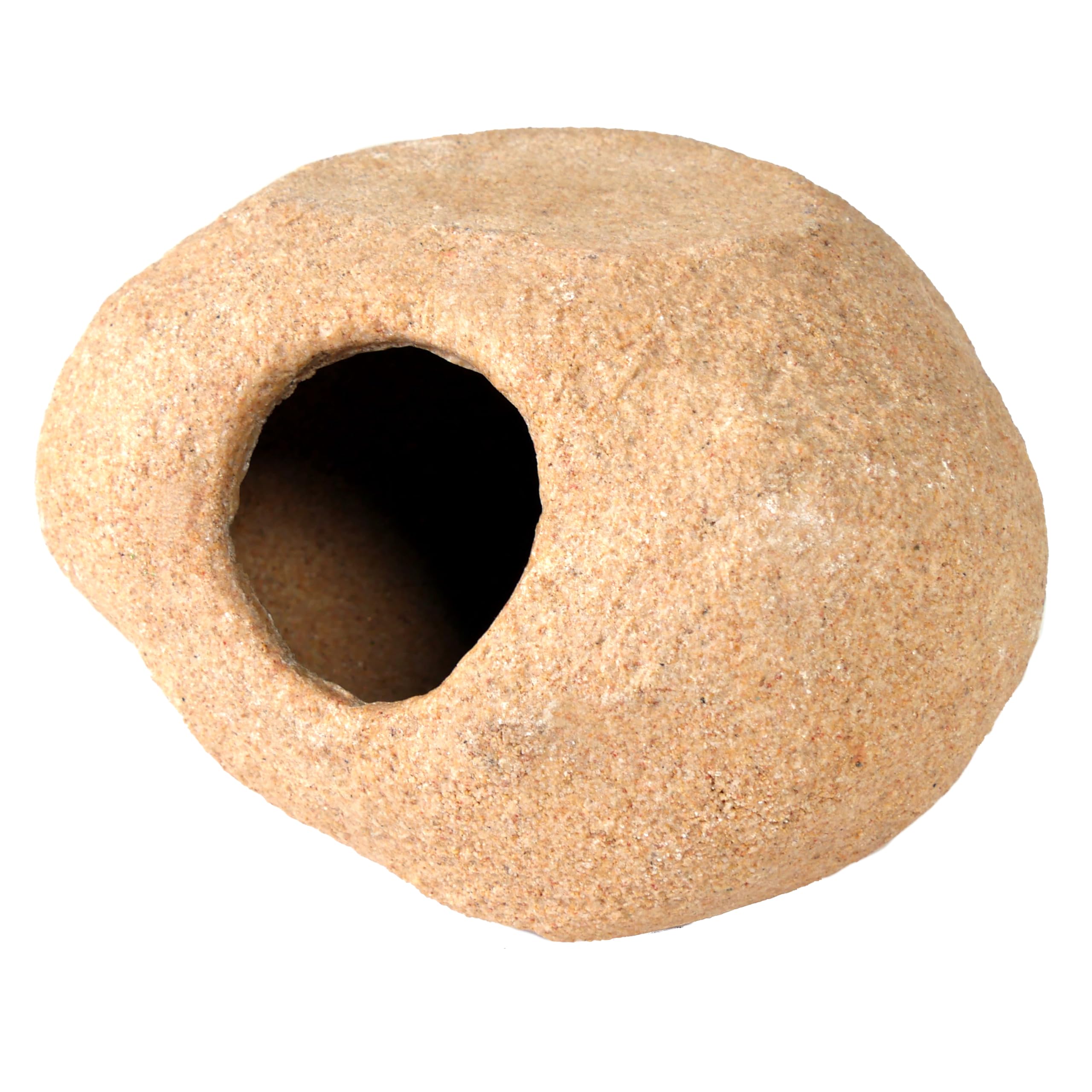 Penn-Plax Granite Stone Terrarium Decoration And Hideaway For Reptiles And Fish– Realistic Appearance And Texture – Large