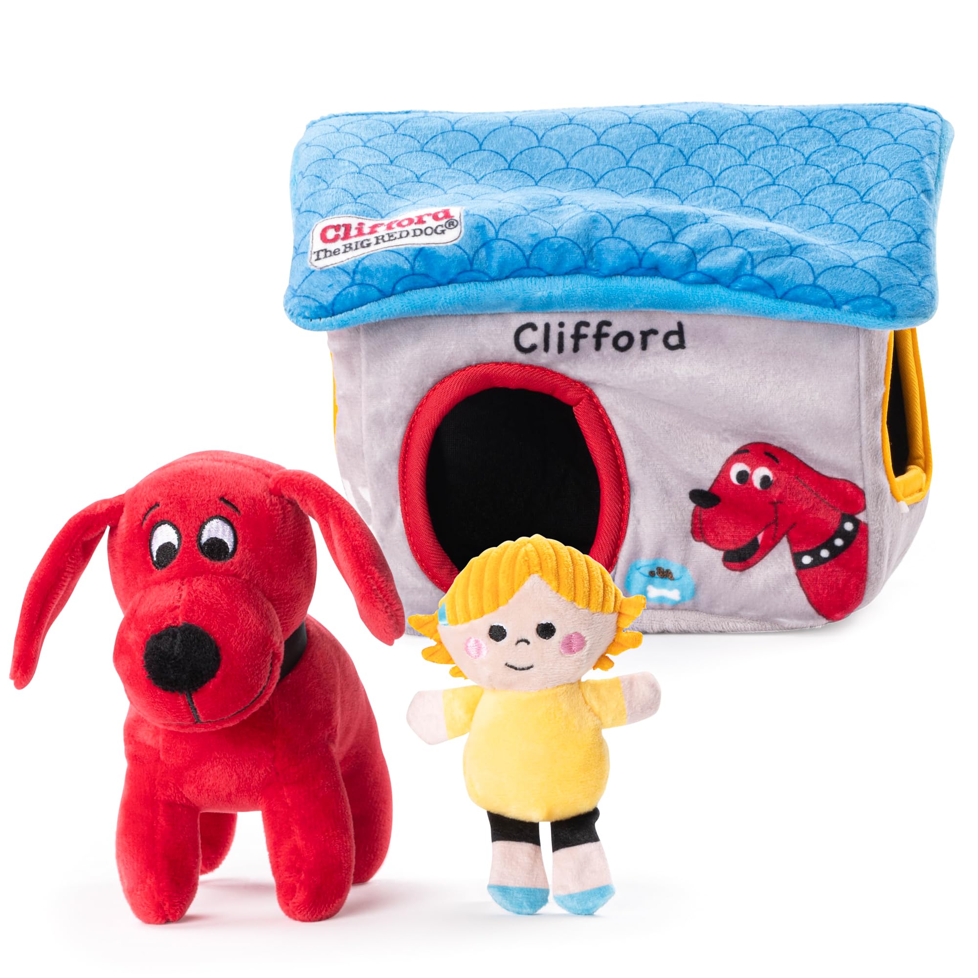 Plush Squeaky Dog Toy - Soft Crinkle Dog Toy with Squeaker for Small Dogs and Puppies -Puppy Plush Chew Toys, Cute Toys for for 