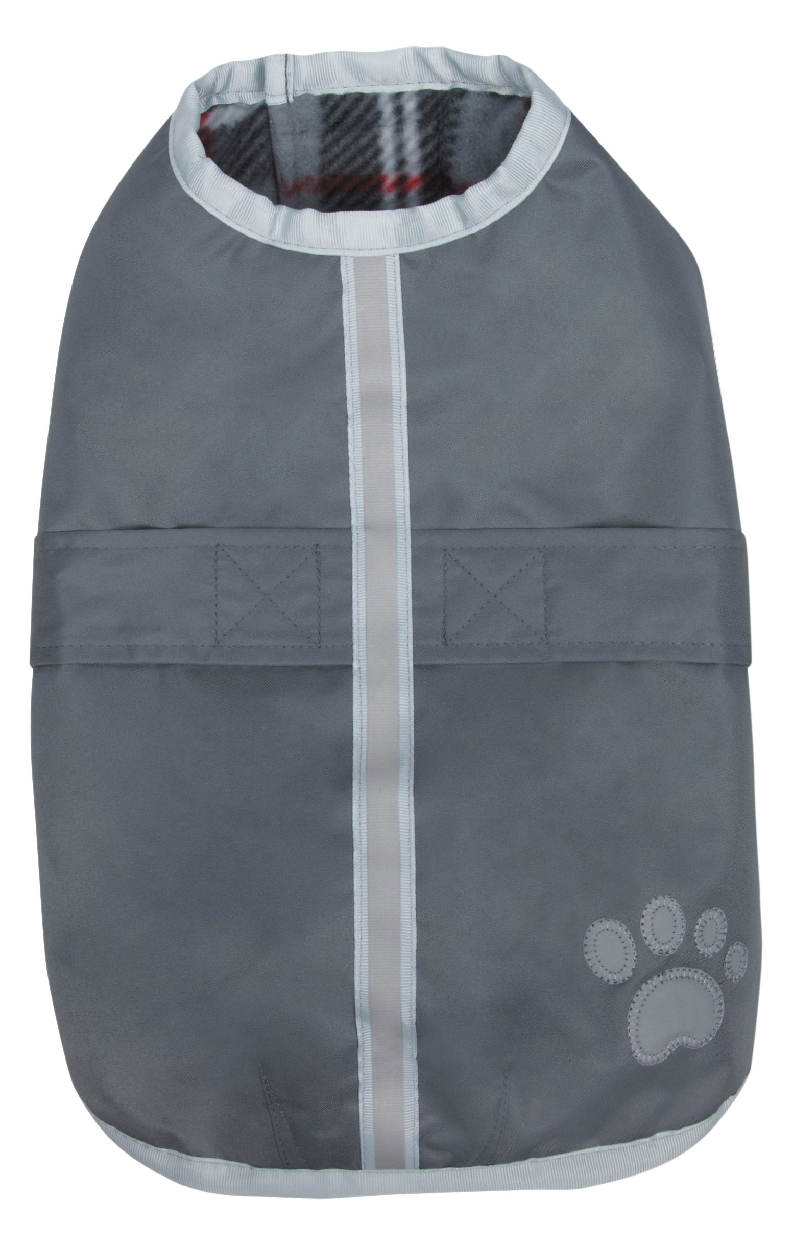 Zack & Zoey NorEaster Blanket Coat, Large, Silver