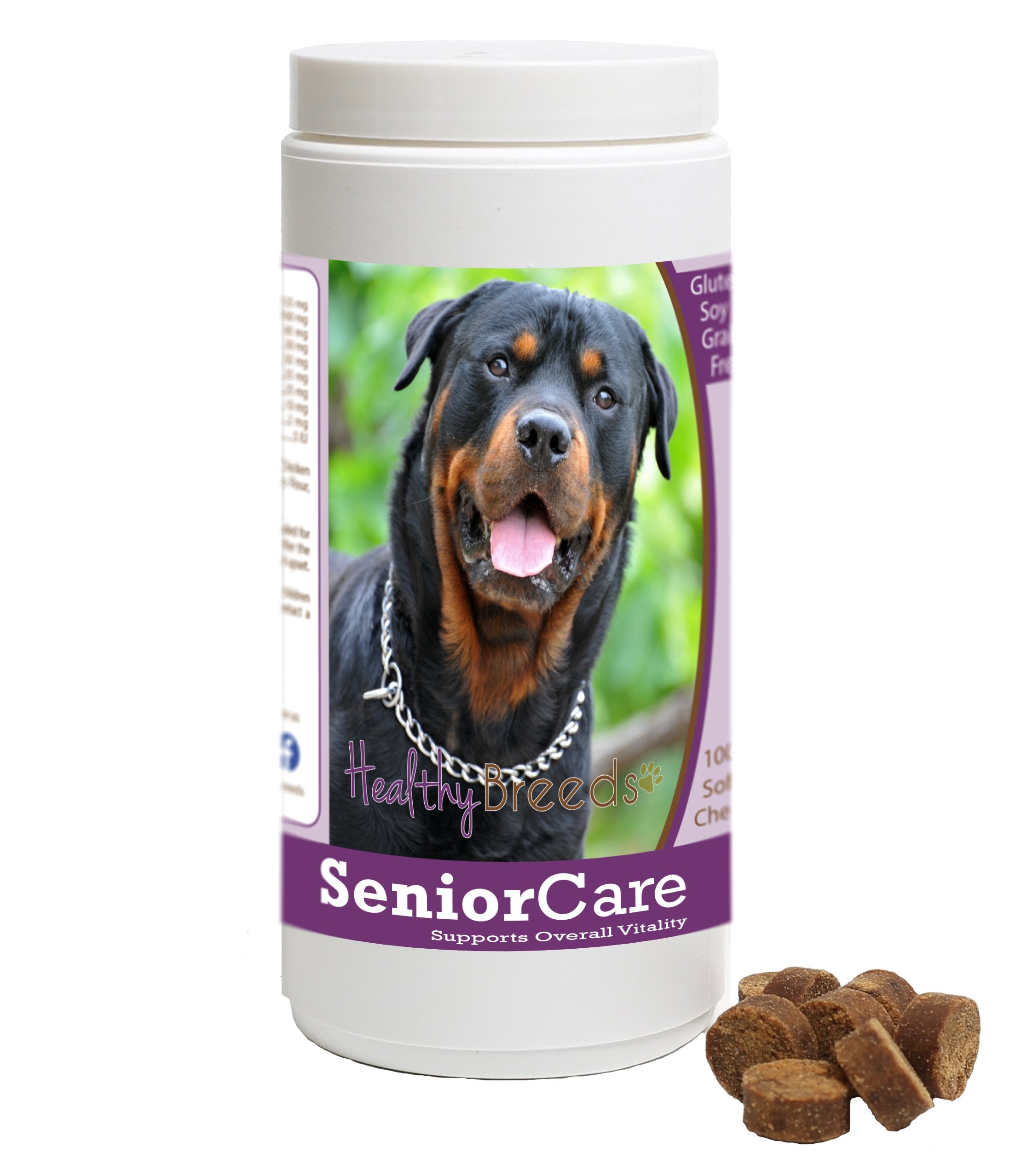Healthy Breeds Rottweiler Senior Dog Care Soft Chews 100 Count