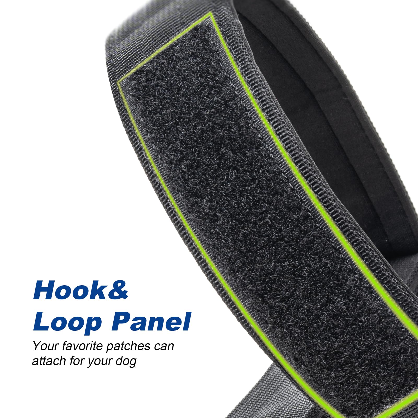 Tspro Premium Dog Collars Tactical Dog Collar With Patch And Heavy Duty Quick-Release Metal Buckle Durable Thick And Adjustable