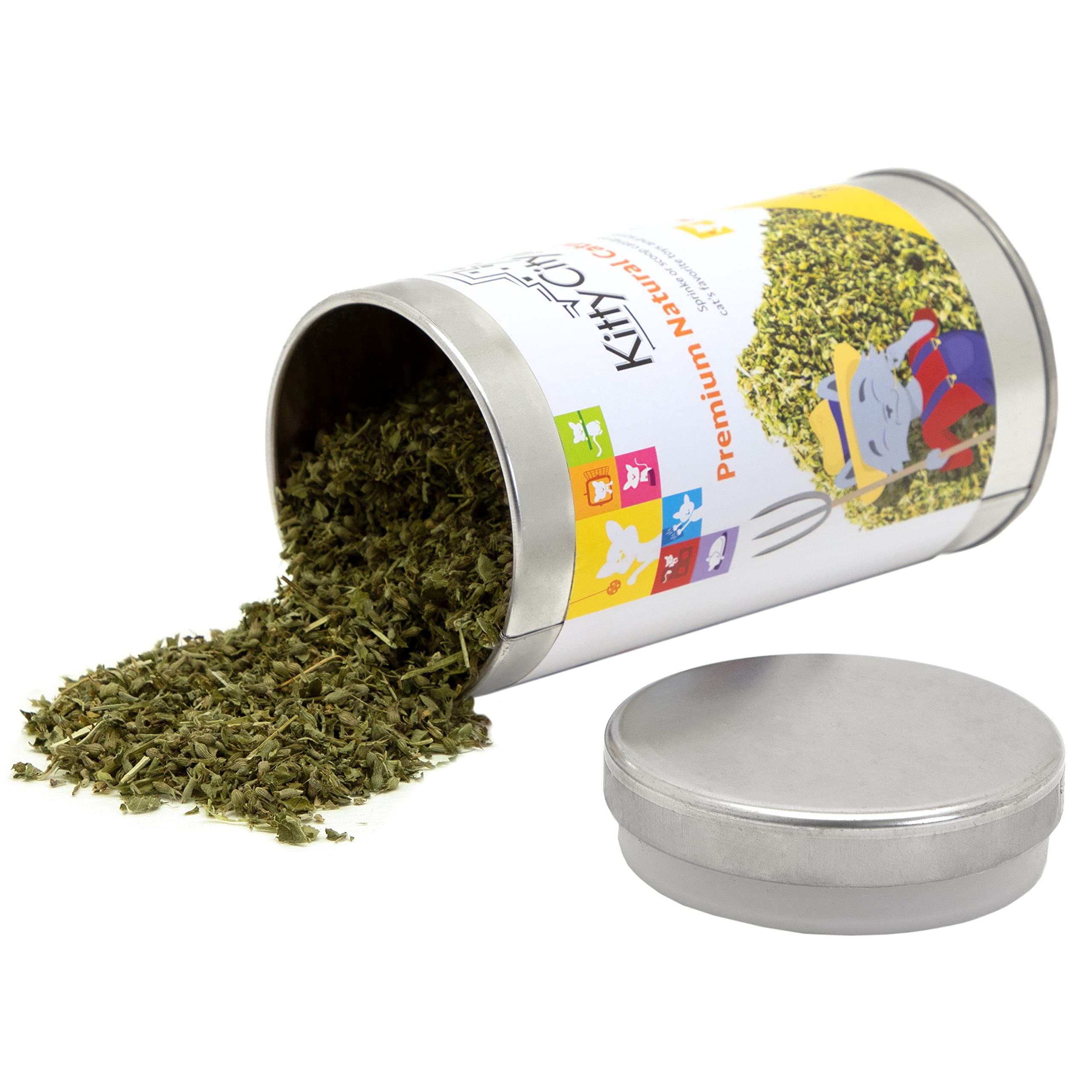 Kitty City Cat Premium Natural Catnip Collection, Catnip Tin