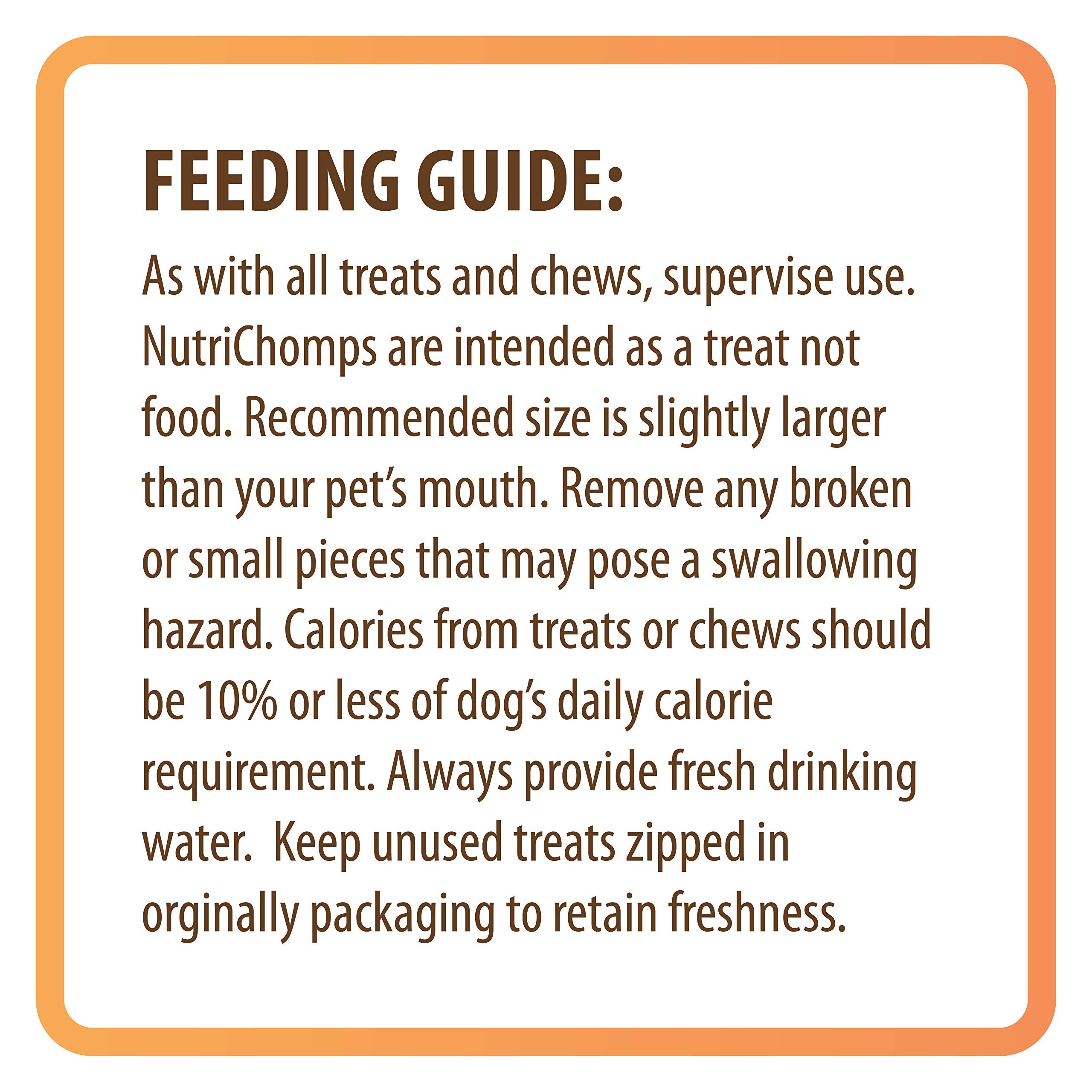 Nutri Chomps Premium Mixed Flavor Braids Dog Chews 6 Inch