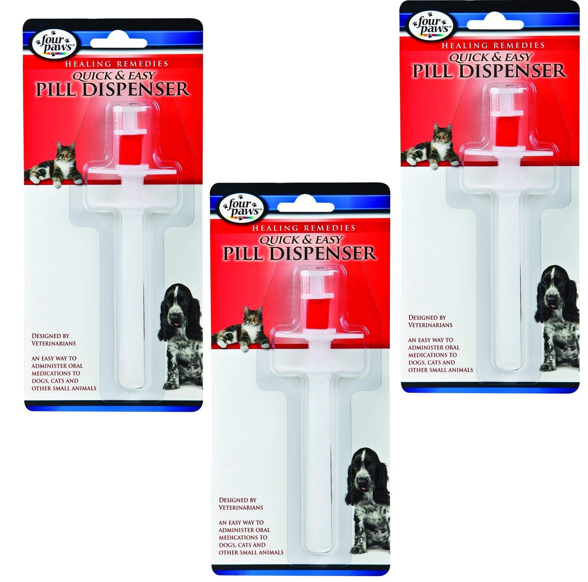 Four Paws Quick And Easy Pet Pill Dispensers (3 Pack)