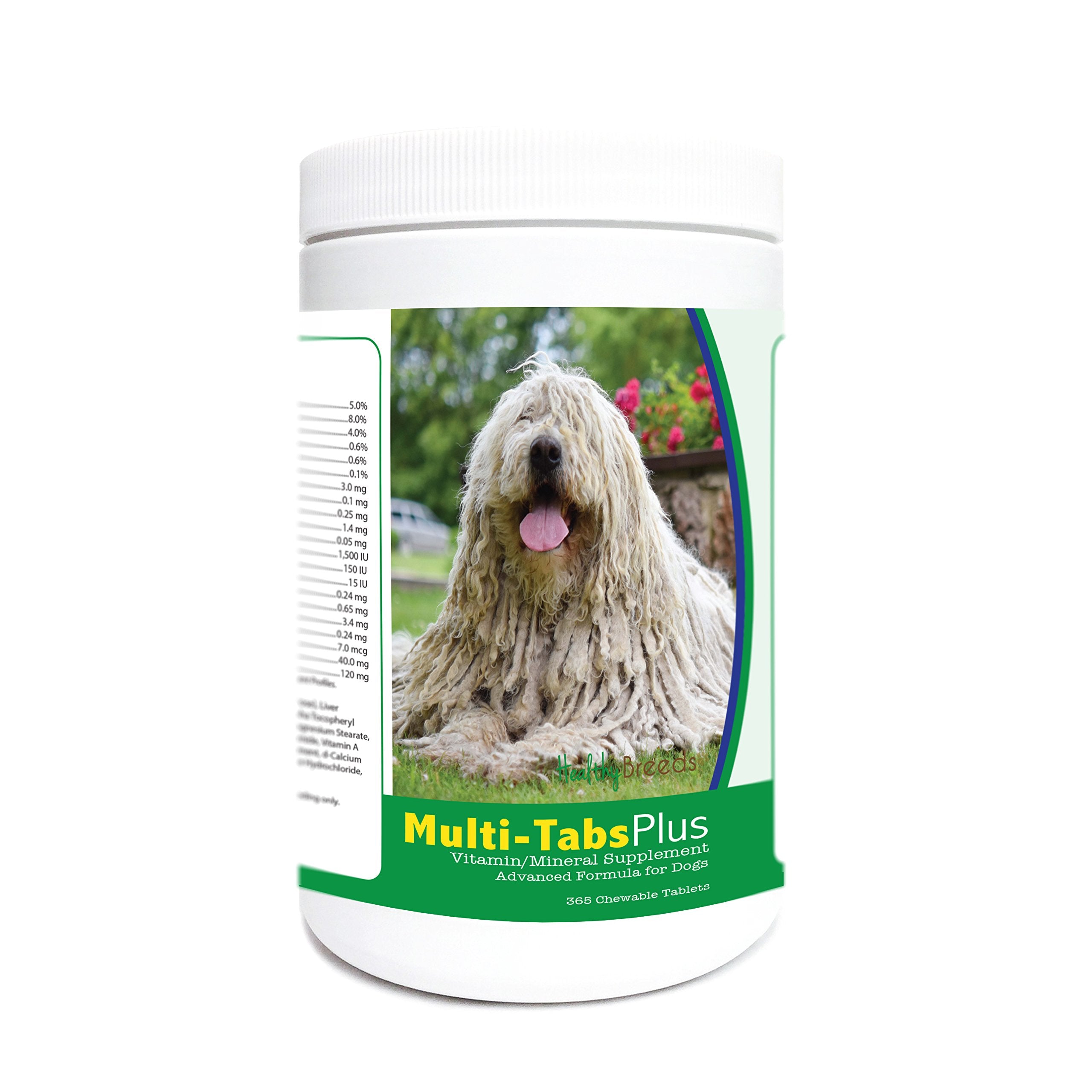 Healthy Breeds Komondorok Multi-Tabs Plus Chewable Tablets 365 Count