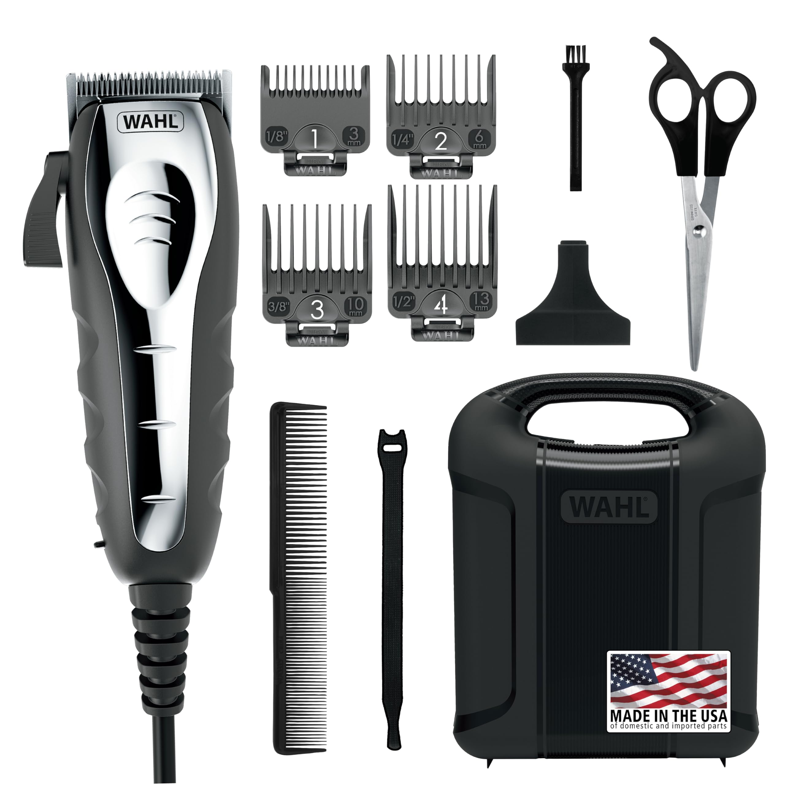 Wahl Usa Quiet Pro Corded Dog Clippers For Grooming - Heavy Duty Compact Electric Dog Grooming Kit Hair Clippers For Dogs Cats P