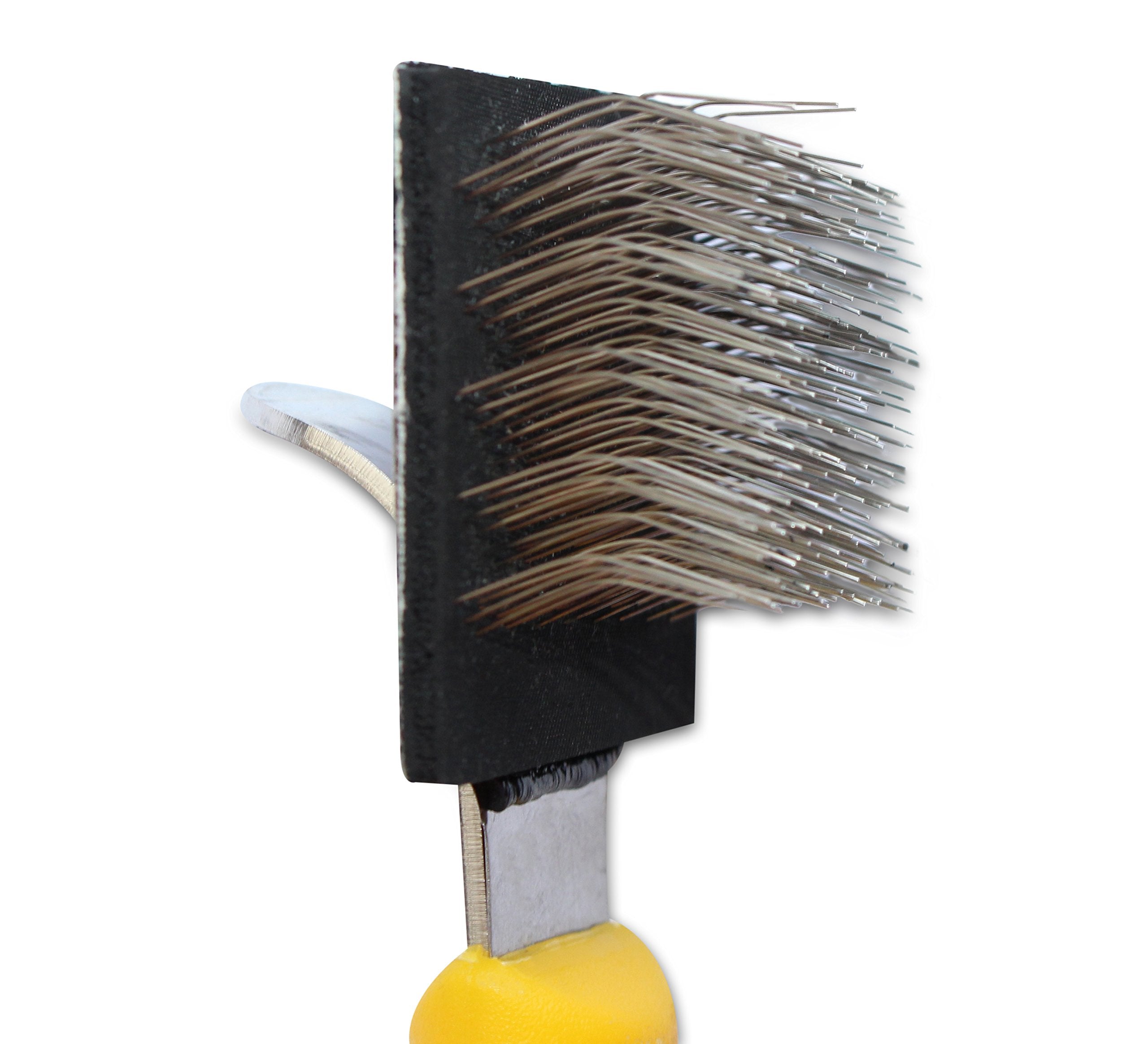 Mars Flexy-King Flexible Slicker Brush, Stainless Steel Bristles