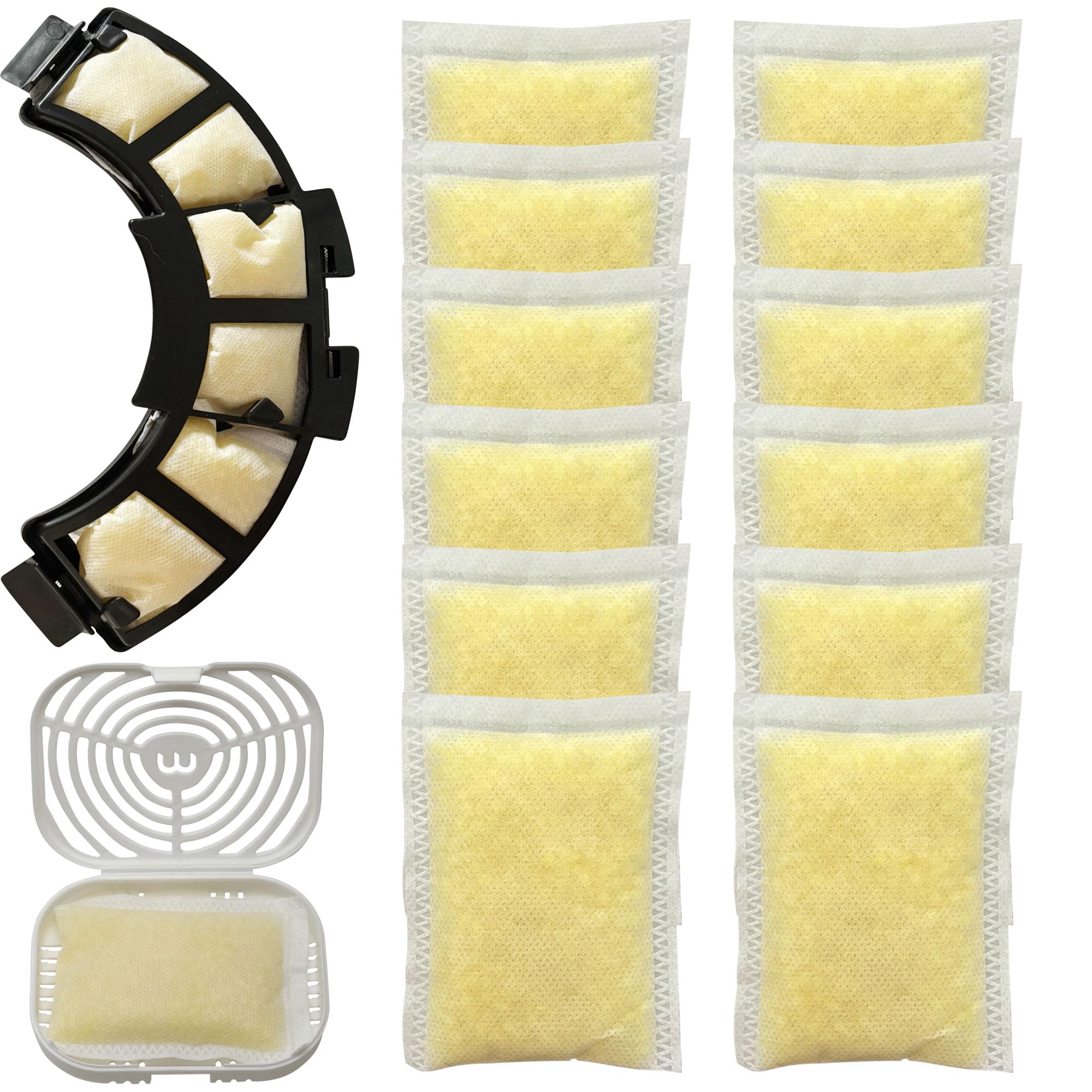 12 Pack Pet Odor Eliminator Compatible With Whisker Odortrap Pod, Odor Filters For Litter-Robot And Traditional Litter Boxes