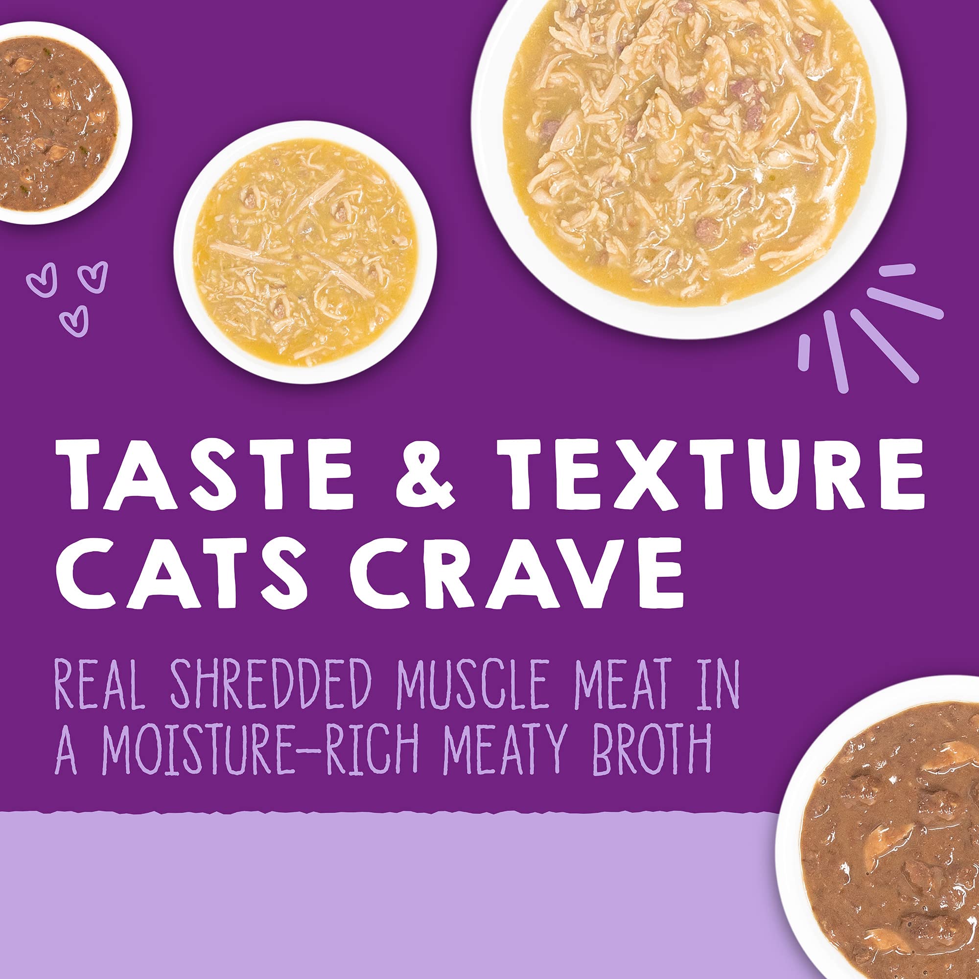 Stella & Chewys Carnivore Cravings Savory Shreds Canned Wet Cat Food Variety Pack - (2.8 Ounce Cans, Case of 12)