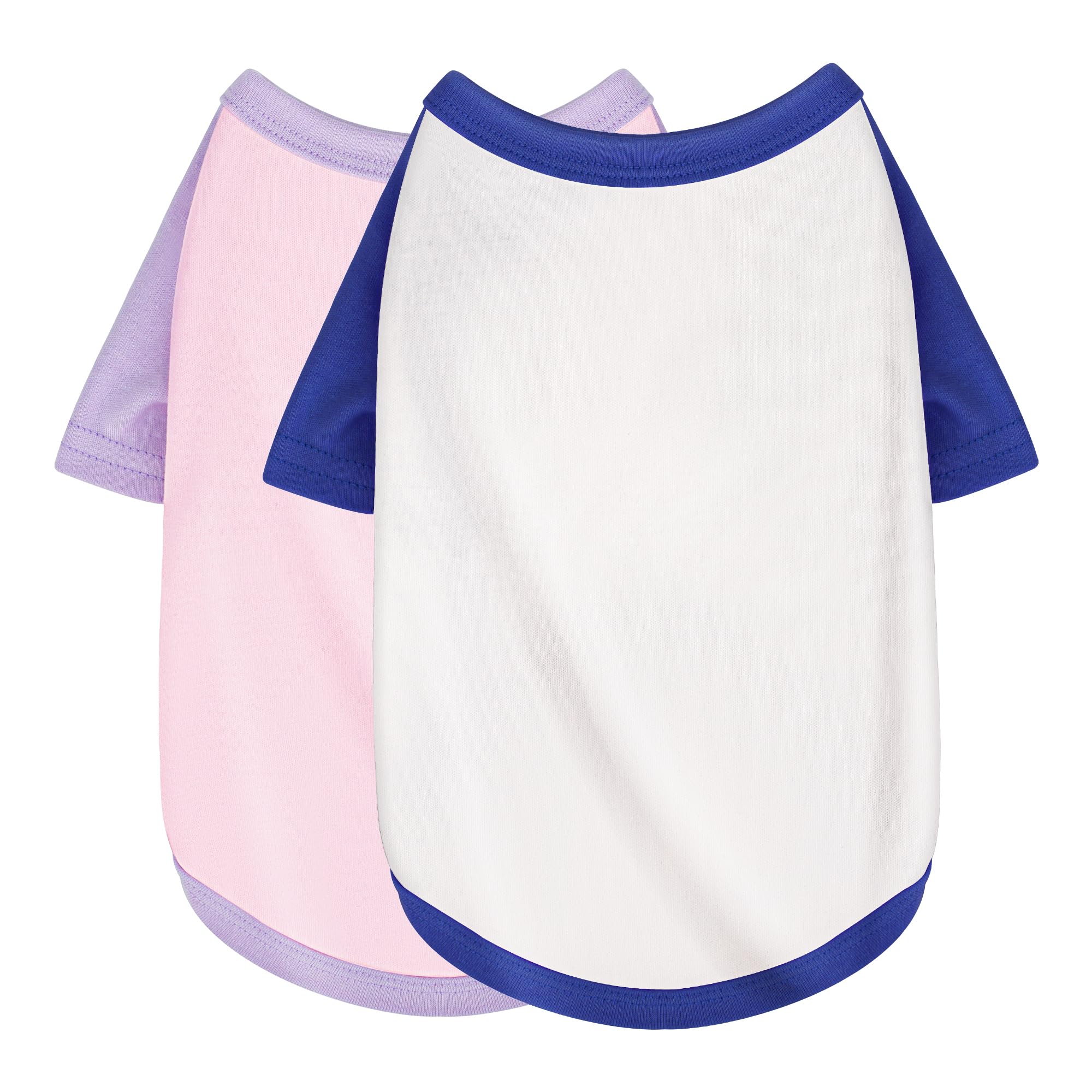 Stylish White Color Block Dog Shirt: Premium Polycotton Blend, Comfortable, Breathable, And Wrinkle-Resistant. Perfect Apparel F