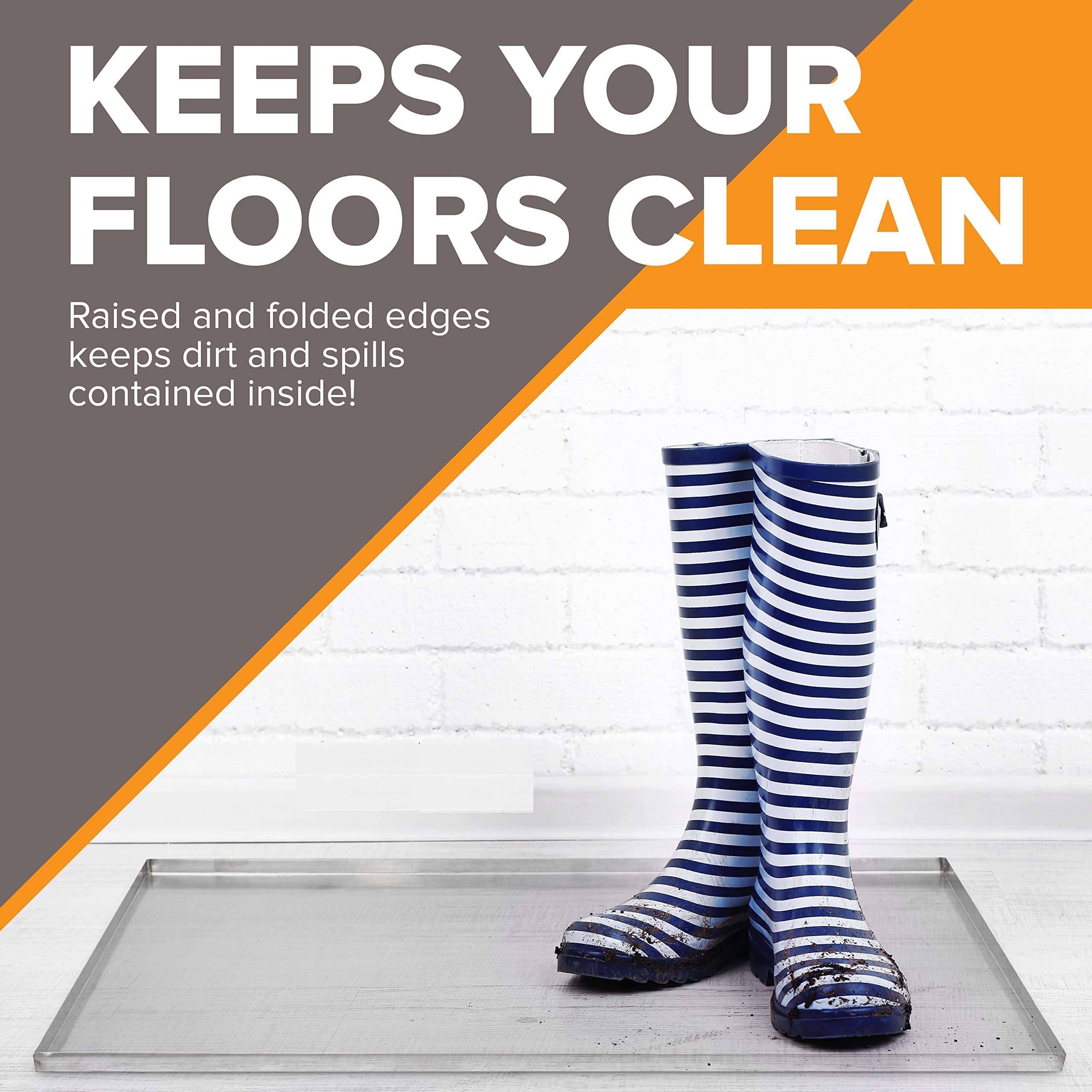 Pinnacle Systems 41.5 x 23 Metal Replacement Dog Crate Pan Chew Proof Crack Proof Pet Kennel Tray Central Dog Training Crate Pan