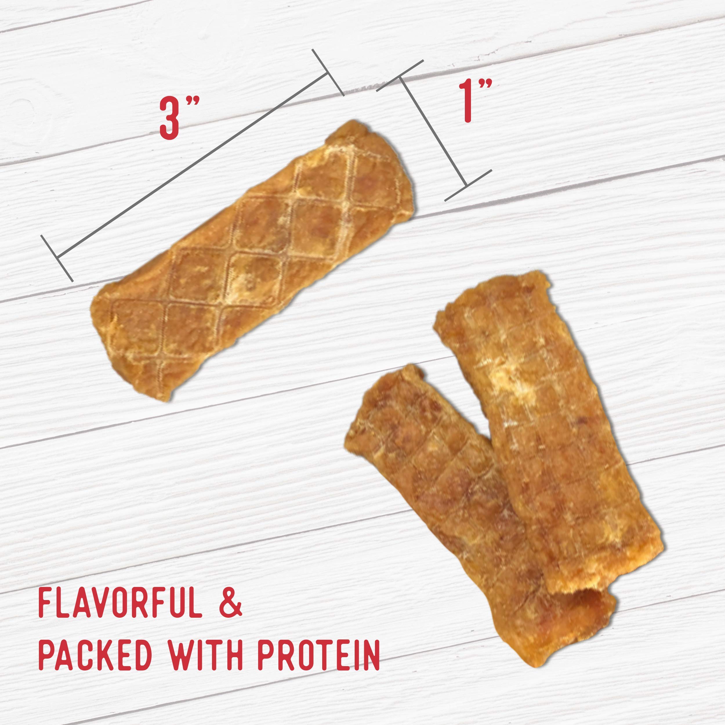 Farmland Traditions Dogs Love Chicken Premium Two Ingredients Jerky Treats for Dogs (1 lb. No Antibiotics Ever USA Raised Chicke
