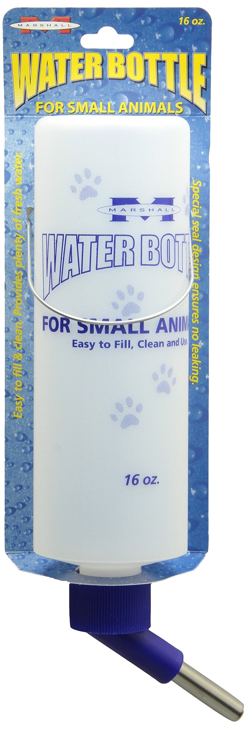 Marshall Pet Products 572007 Water Bottle For Small Animals Clear, 16 Oz
