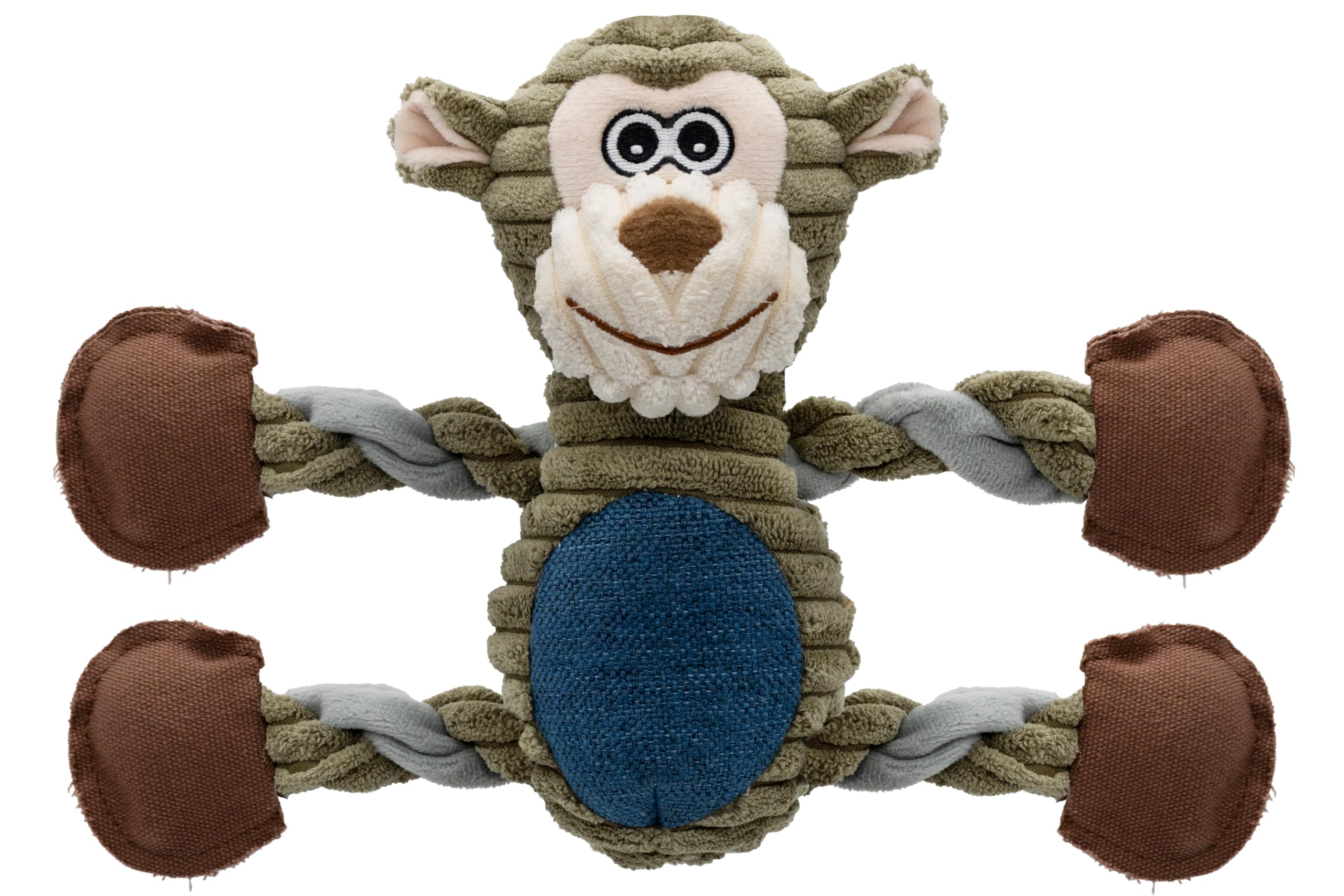 BUYPOW Dog Toys for Large Dog - Plush Squeaky Medium & Small Toys - Stuffed Animals Puppy Toys - Funny Cute Toys for Birthday Pr