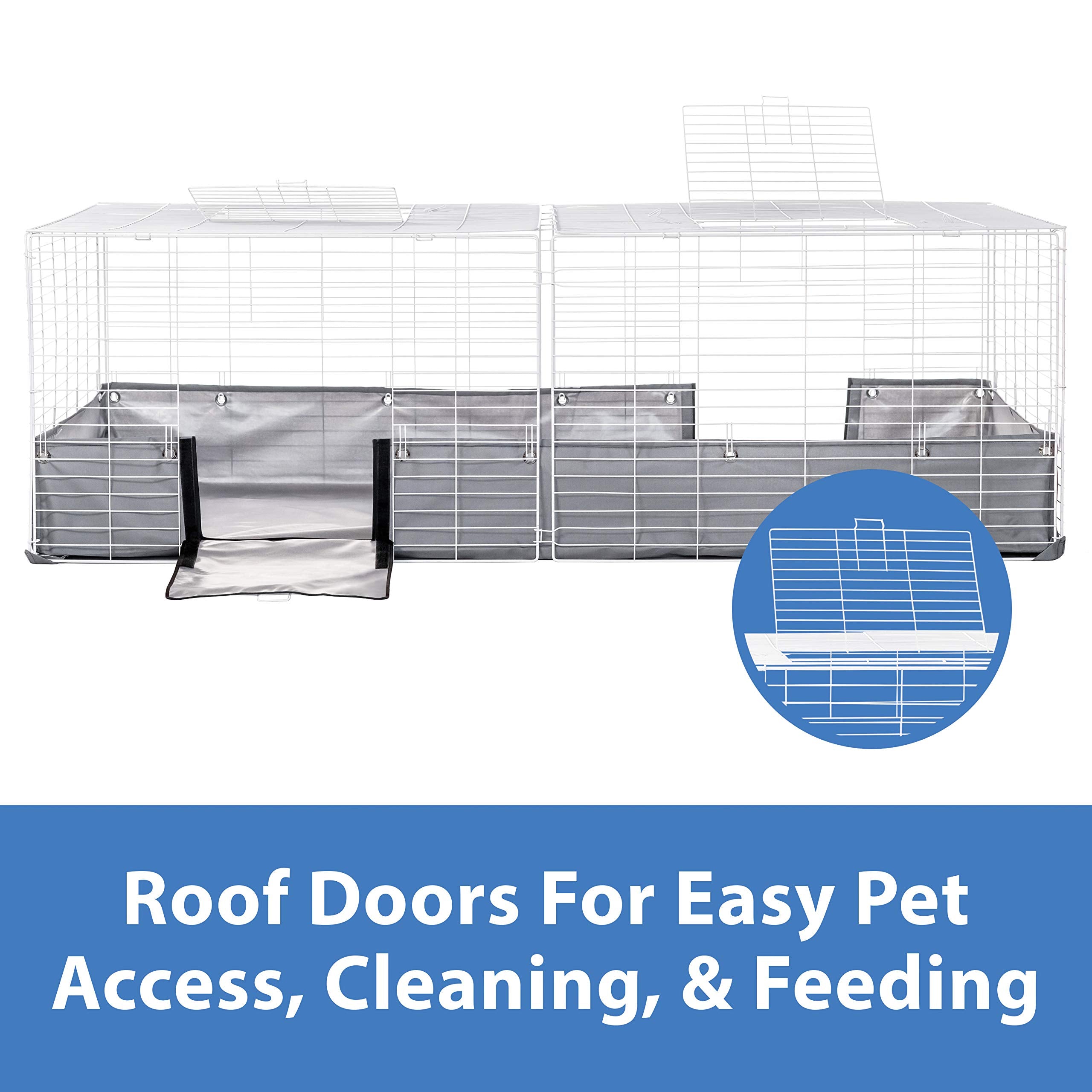 Kaytee Open Living Pet Rabbit Or Guinea Pig Habitat Rooftop Add-On 60' X 30'