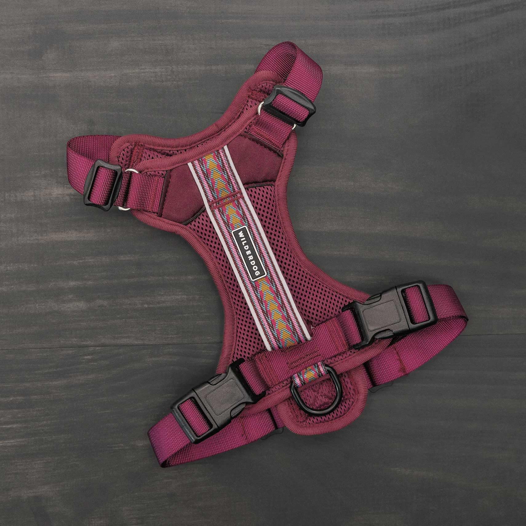 Wilderdog Lightweight Dog Harness With Reflective Straps - Small - Huckleberry