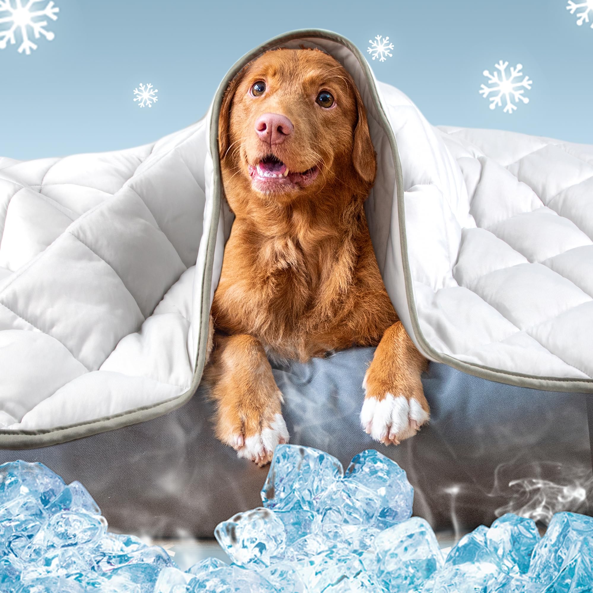 Leekalos Dog Cooling Mat,Pet Cooling Pads For Dogs Blanket,Summer Cooling Bed For Cats Blanket,Portable Pet Cooling Cushion For 