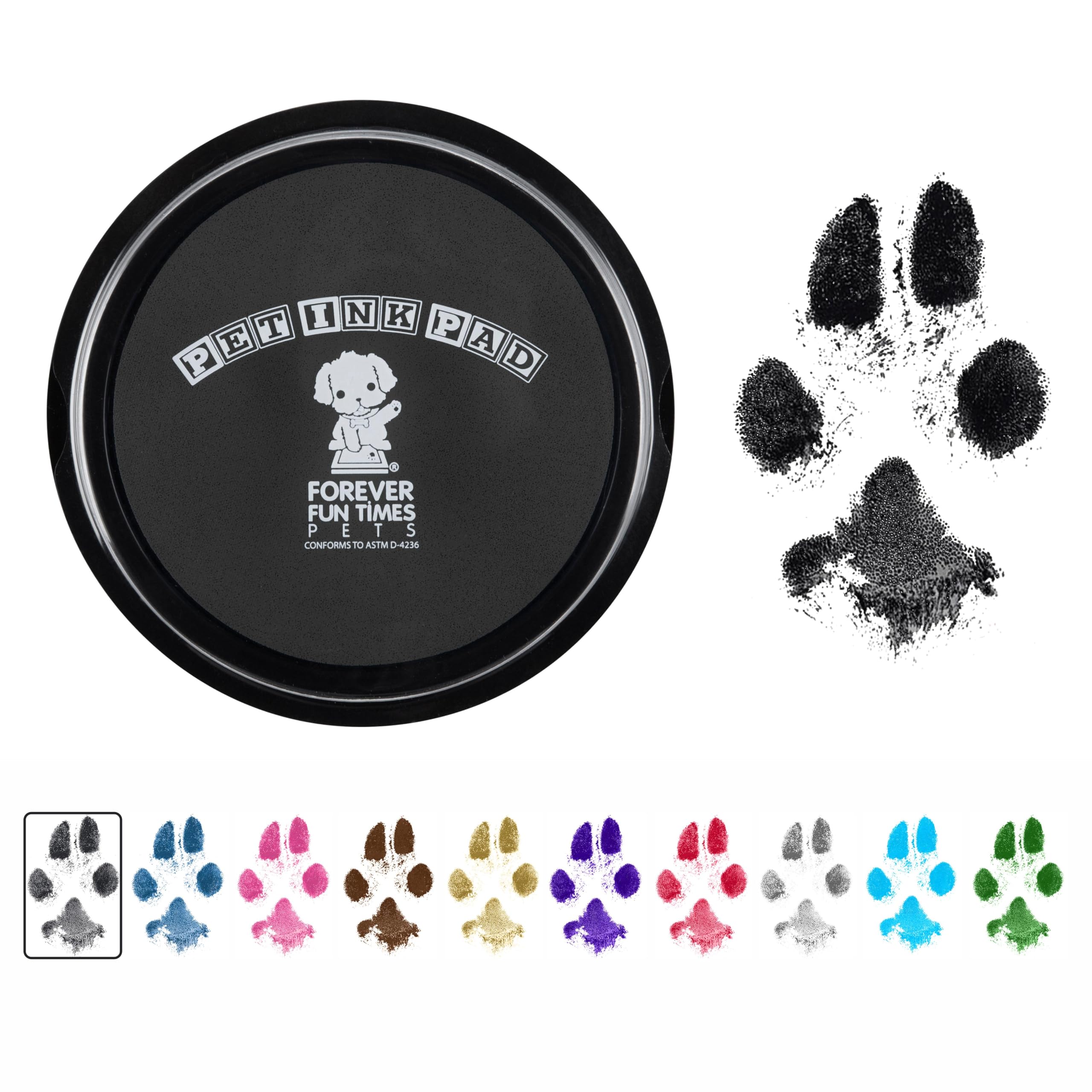 Pet Paw Print Impression Kit | Dog Ink Paw Print Kit | Pet Paw Print Kit | an Easy to Use Paw Print Stamp Pad for Dogs | Contain