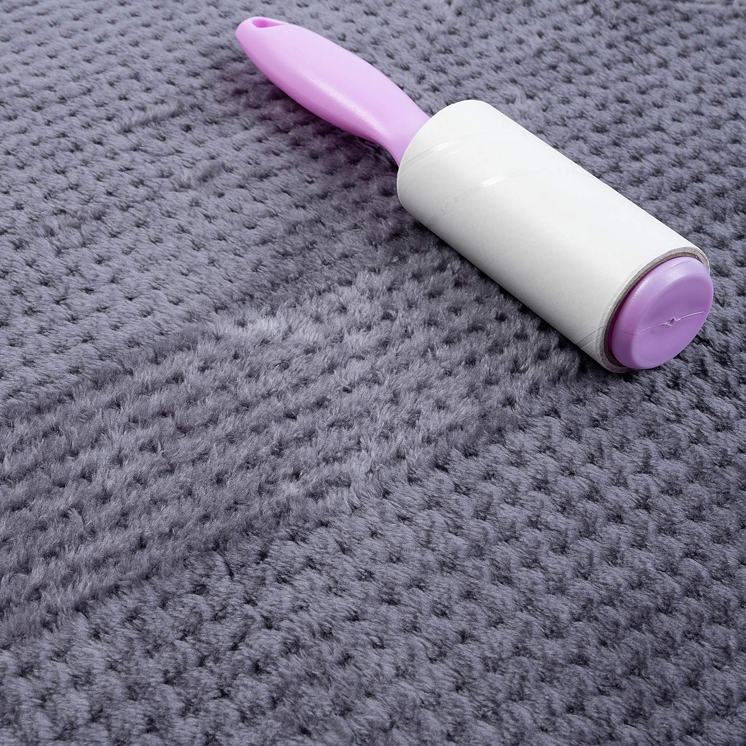 Warm Soft Fuzzy Dog Or Cat Blanket, Plush Fleece Throws For Puppy, Kitten, Medium, Large Dogs - Purple (M/32' X 40')