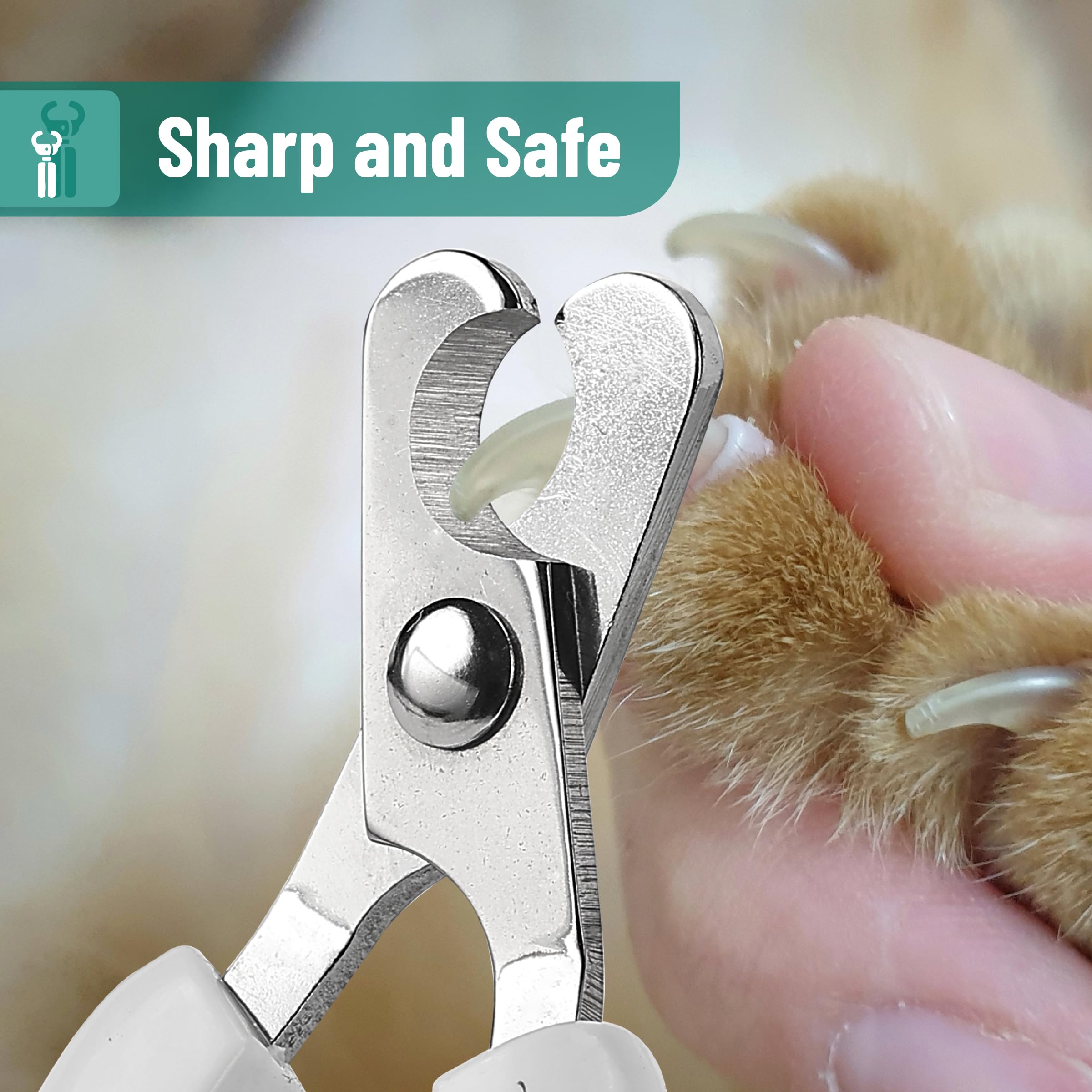 Mr. Pen- Cat Nail Clipper, Blue & White Cat Nail Trimmer, Cat Nail Clippers, Cat Claw Clippers, Cat Clippers For Nails, Pet Nail Clippers, Kitten Nail Clipper, Small Dog Nail Clipper Cat Claw Trimmer