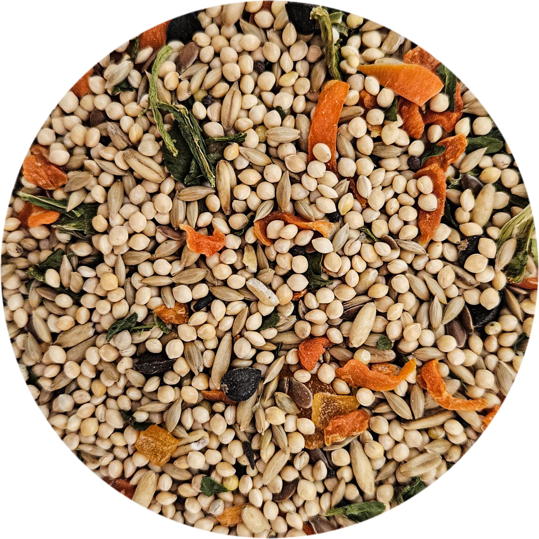 Sweet Harvest Parakeet Bird Food, 4 lbs Bag - Seed Mix for Parakeets Budgerigars Budgies