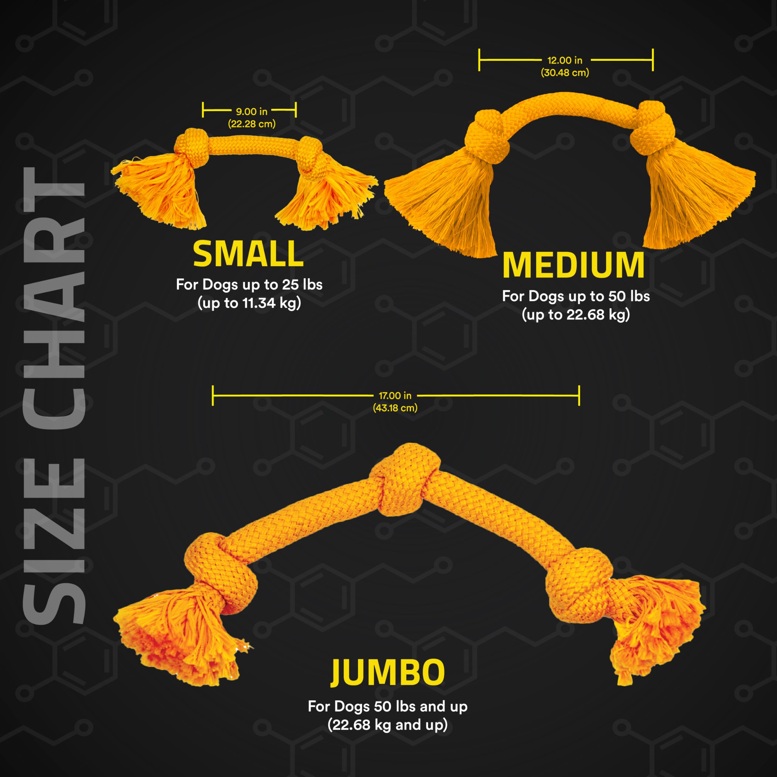 Playology Dri Tech Rope Dog Chew Toy For Medium Dogs Up To 50 Lbs | Engaging, All-Natural Cheddar Cheese Scented Orange Toy For