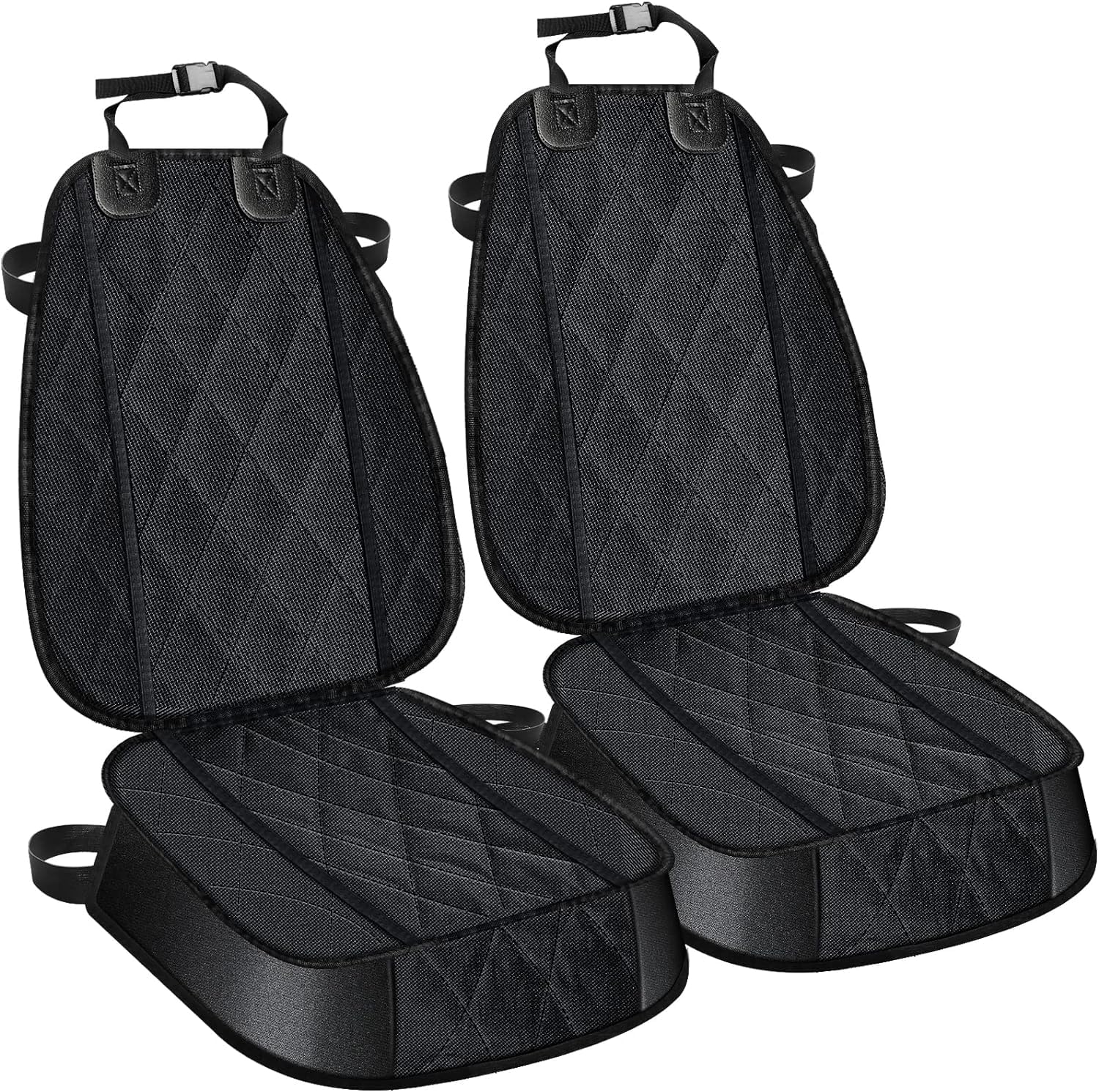 Pet Deluxe Thick Front Dog Car Seat Cover for Car SUV Waterproof Nonslip Pet Seat Covers for Jeep Dogs Cats, 2 Front Seats with