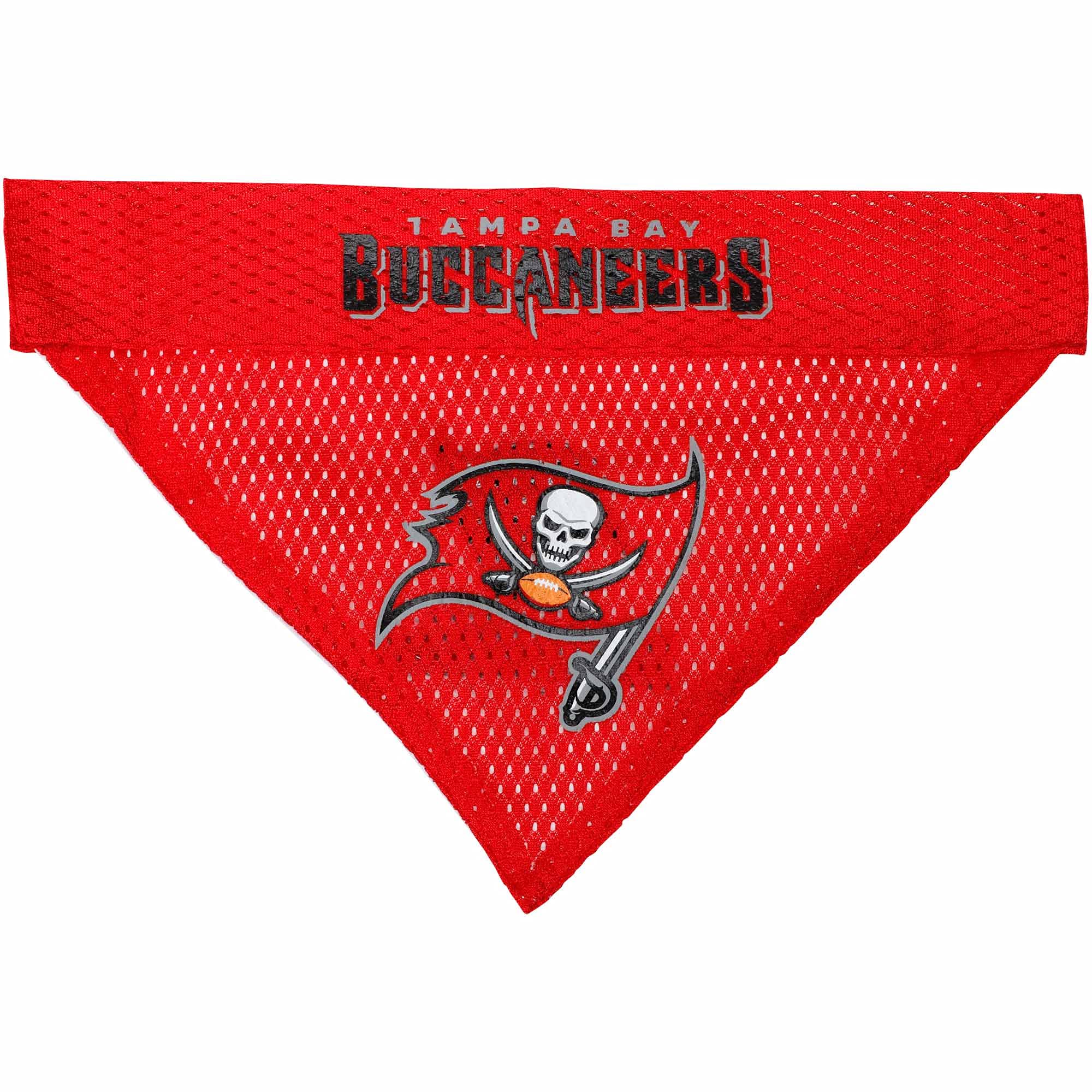 Pets First NFL DOG BANDANA - TAMPA BAY BUCCANEERS REVERSIBLE PET BANDANA. 2 Sided Sports Bandana with a PREMIUM Embroidery TEAM 
