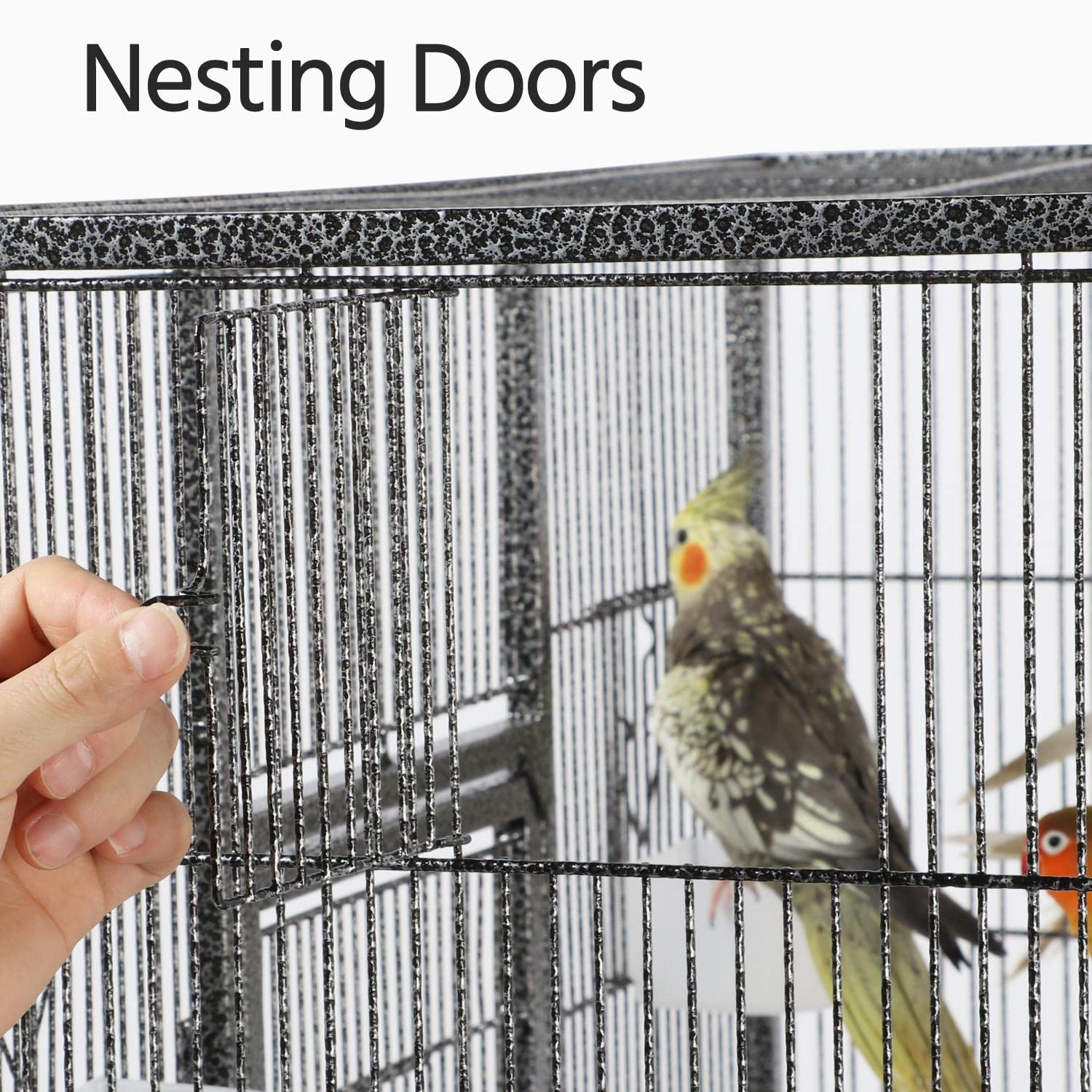 Yaheetech 63'' Detachable Parrot Cage For Cockatiel Sun Parakeet Green Cheek Conure Lovebird Budgie Finch Bird Cage With Stand