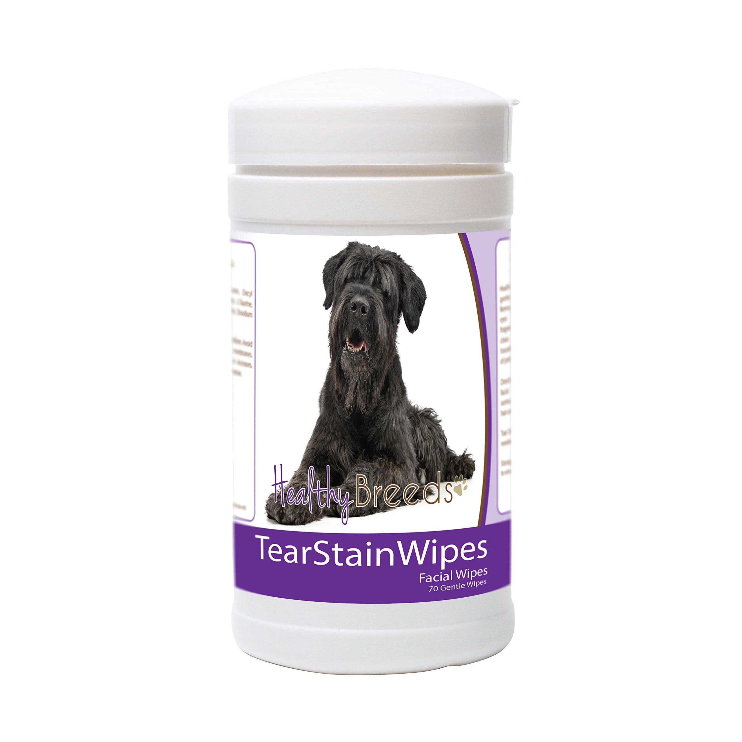 Healthy Breeds Black Russian Terrier Tear Stain Wipes 70 Count